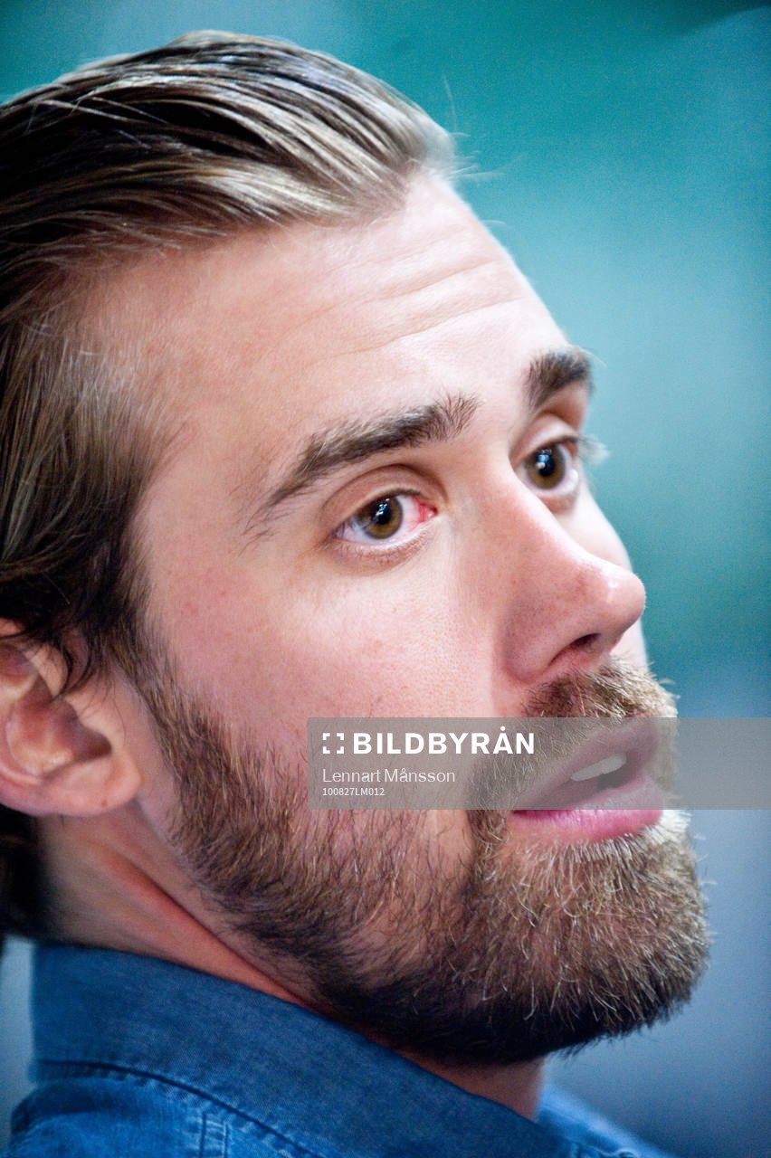 Ishockey, filminspelning Henrik Zetterberg