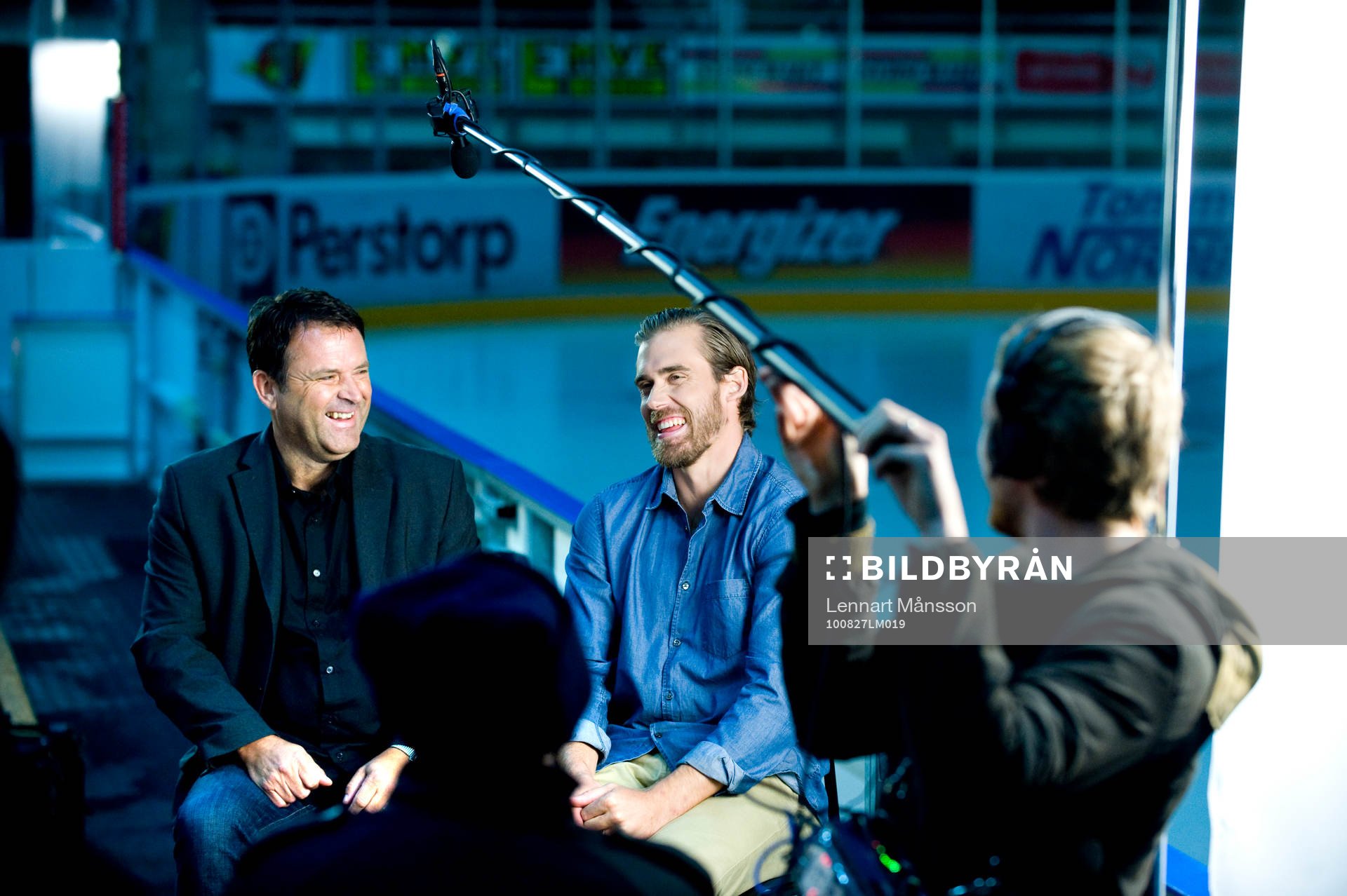 Ishockey, filminspelning Henrik Zetterberg
