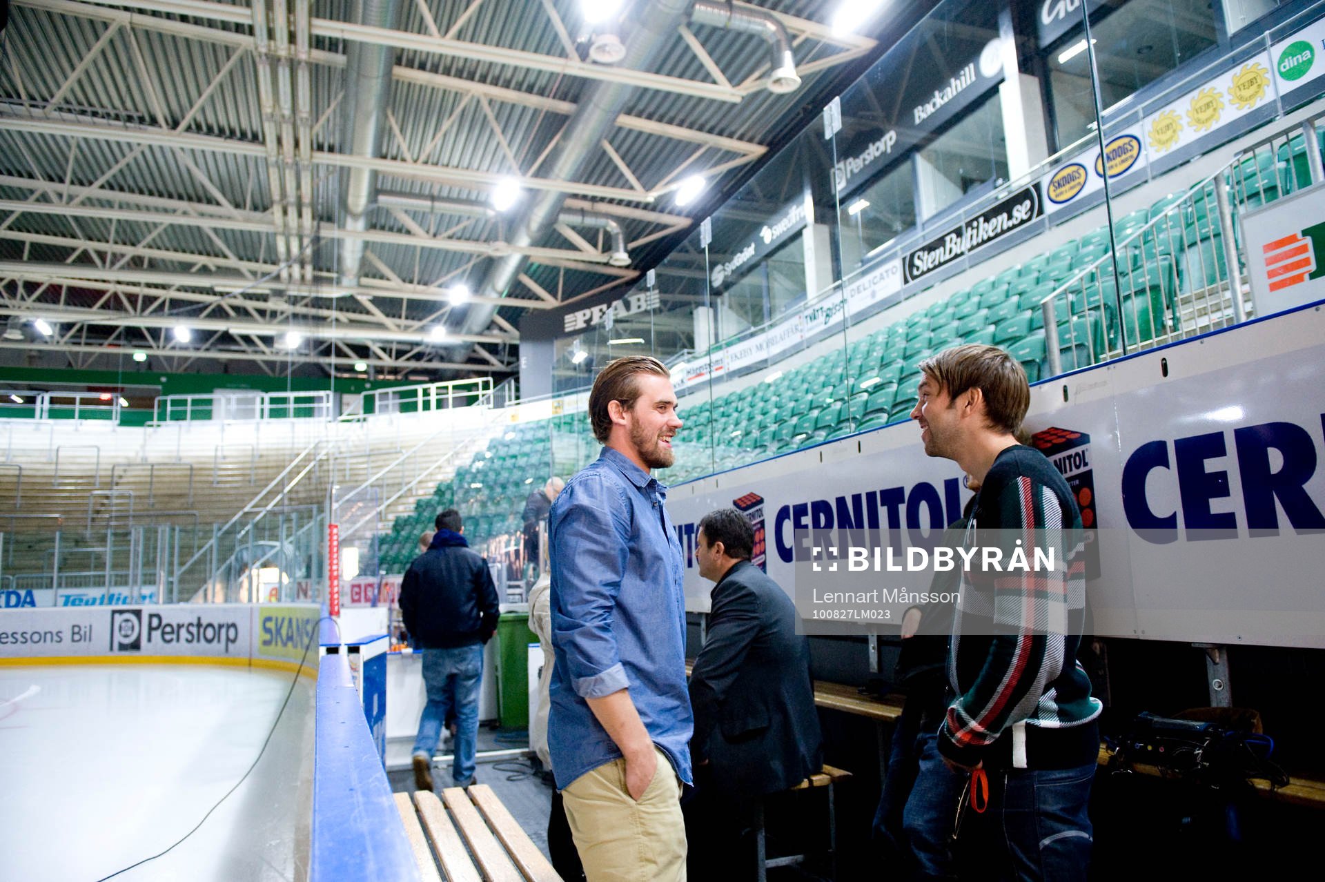 Ishockey, filminspelning Henrik Zetterberg