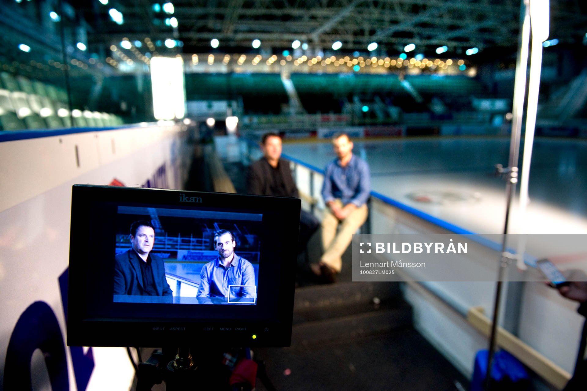 Ishockey, filminspelning Henrik Zetterberg
