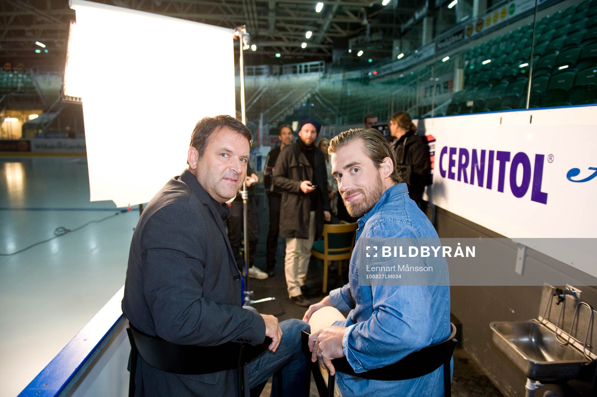 Ishockey, filminspelning Henrik Zetterberg