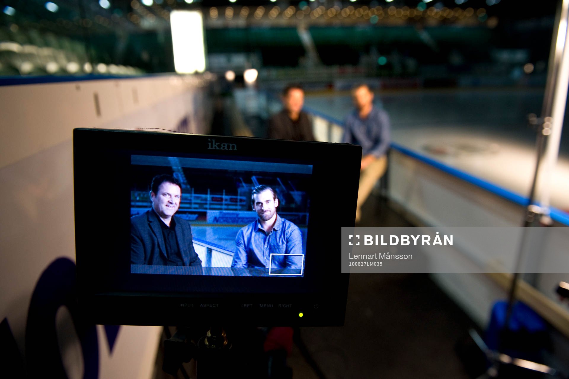 Ishockey, filminspelning Henrik Zetterberg