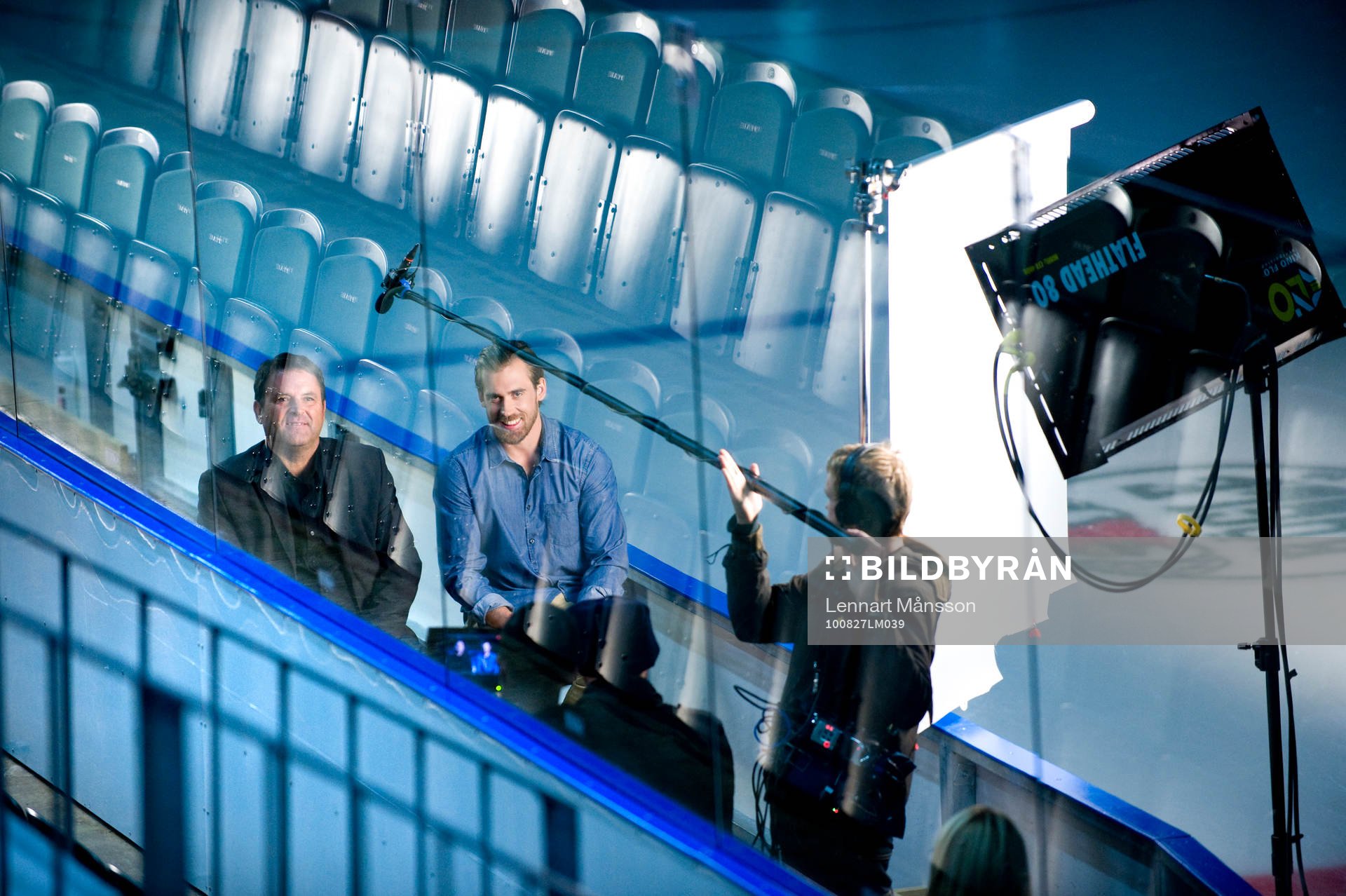 Ishockey, filminspelning Henrik Zetterberg