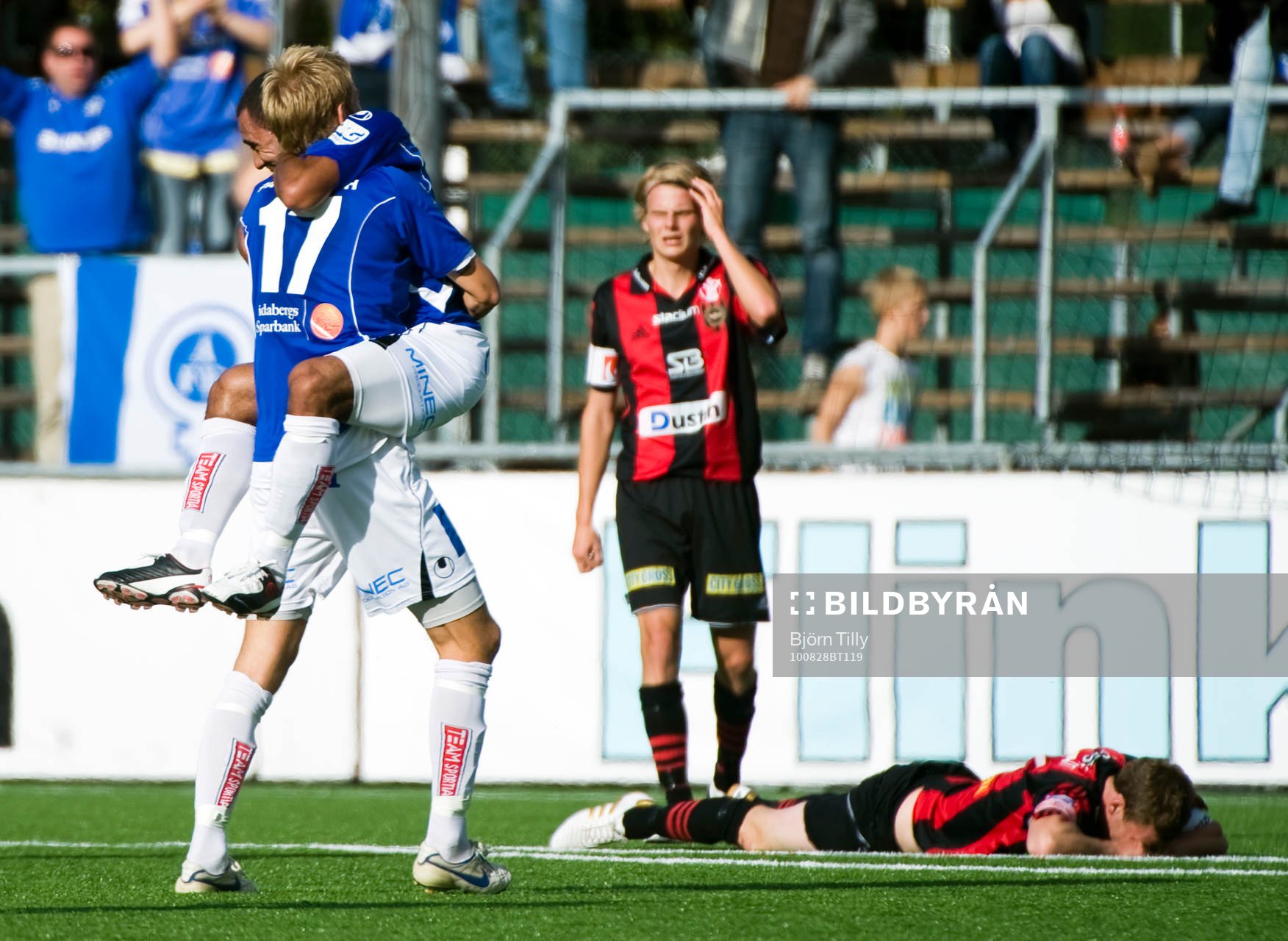 Oscar Möller och Bruno Manoel Marinho, Åtvidaberg, jubel