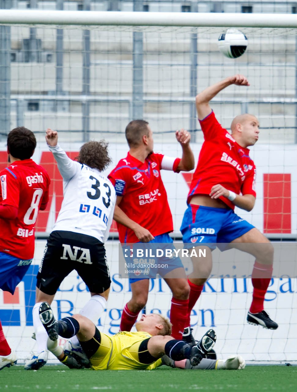 Pär Hansson, målvakt, Mattias Lindström, Marcus Lantz,