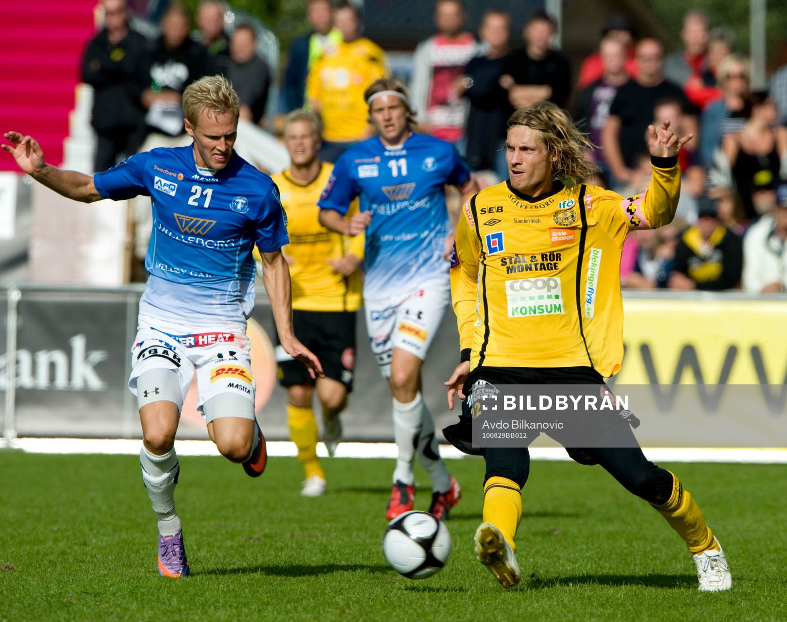 Tobias Grahn,  Magnus Andersson, Trelleborg