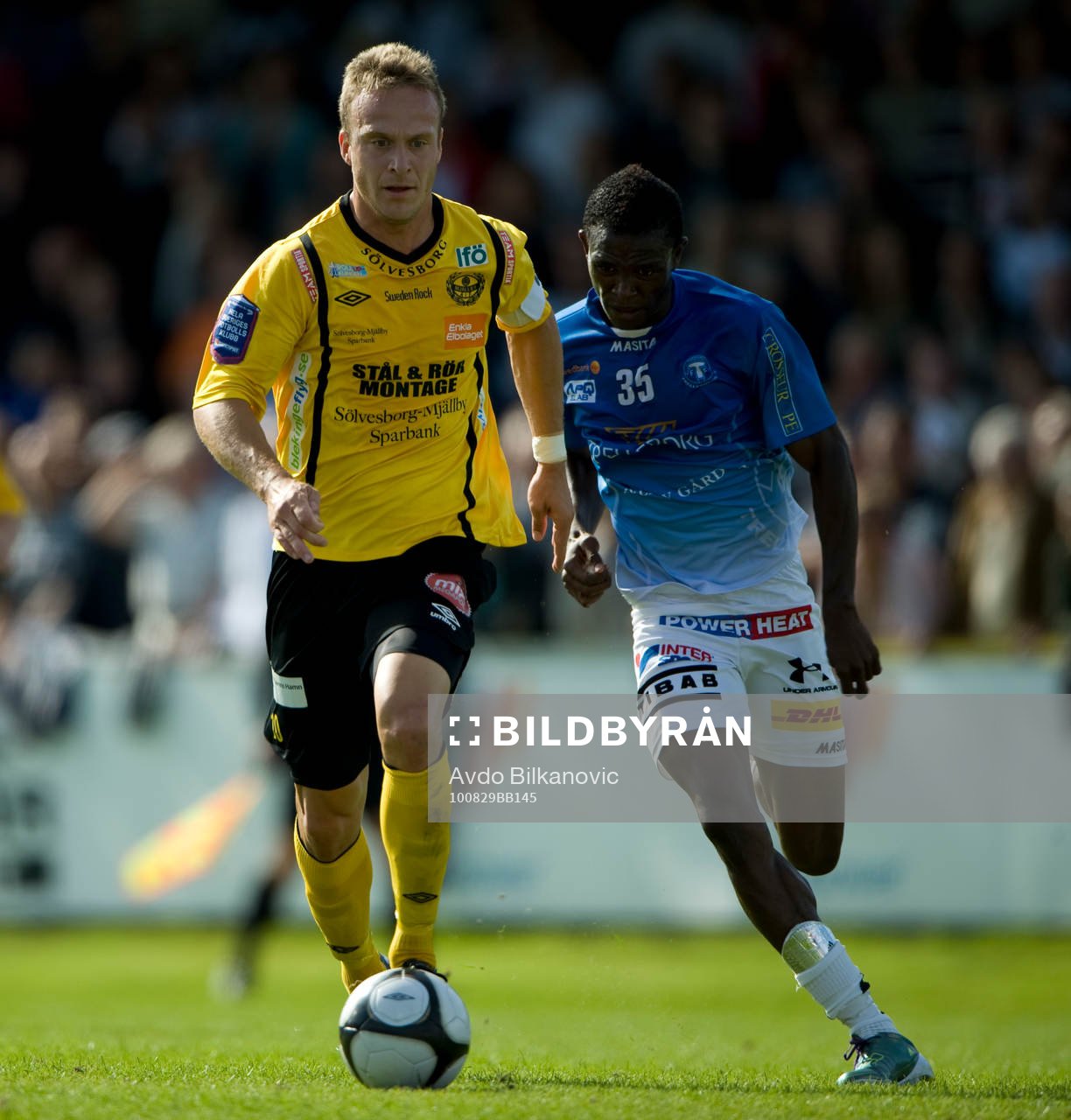 Marcus Ekenberg, Mjällby och Ibrahim Koroma, Trelleborg