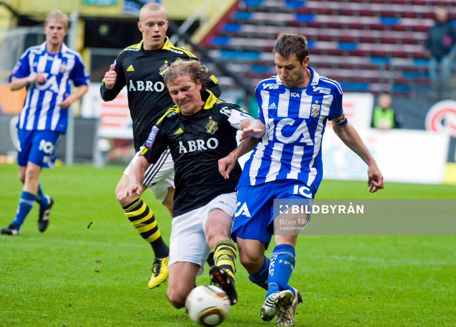Daniel Tjernström, AIK och Stefan Selakovic, Göteborg