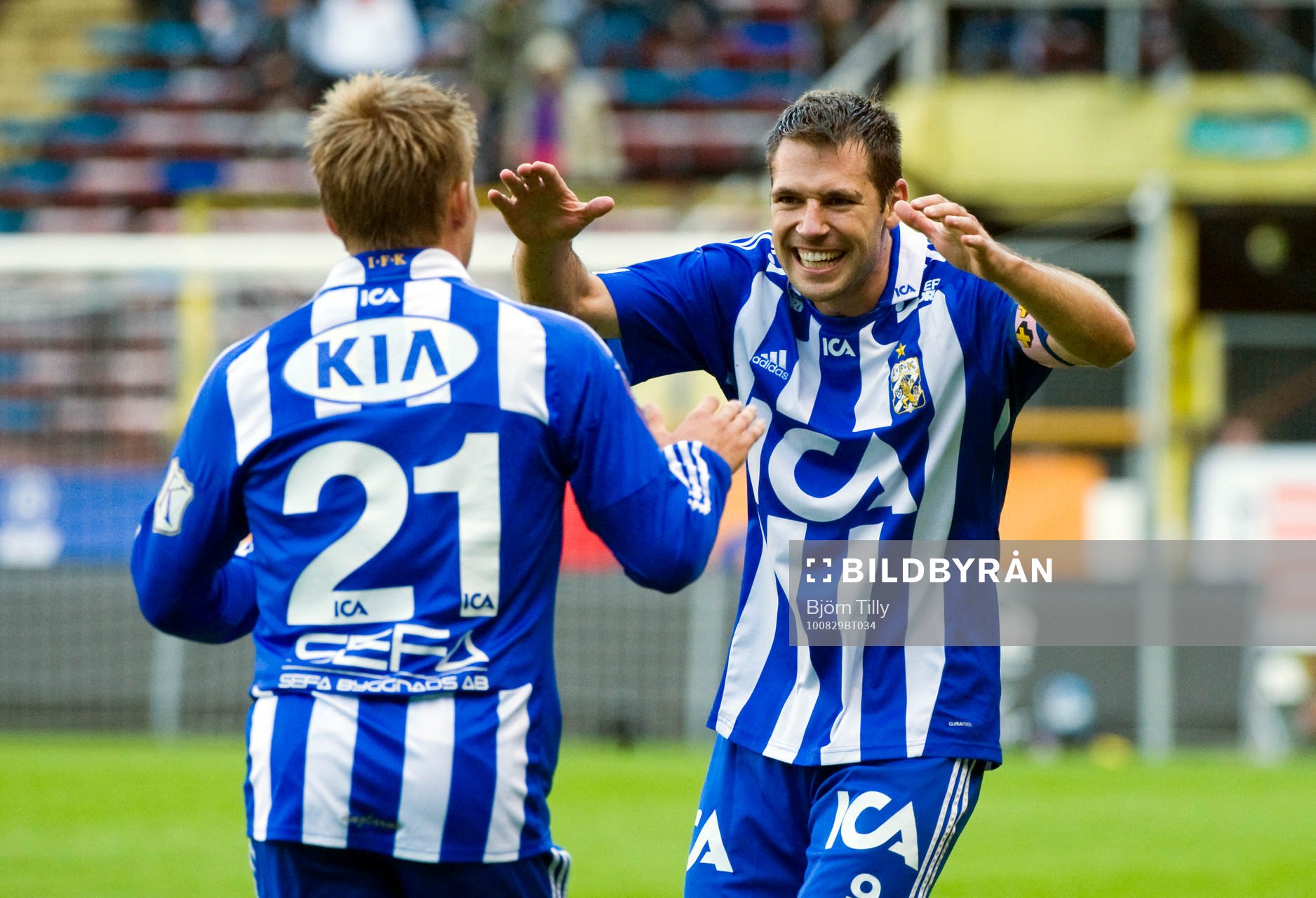 Niklas Bärkroth och Stefan Selakovic, Göteborg, jubel
