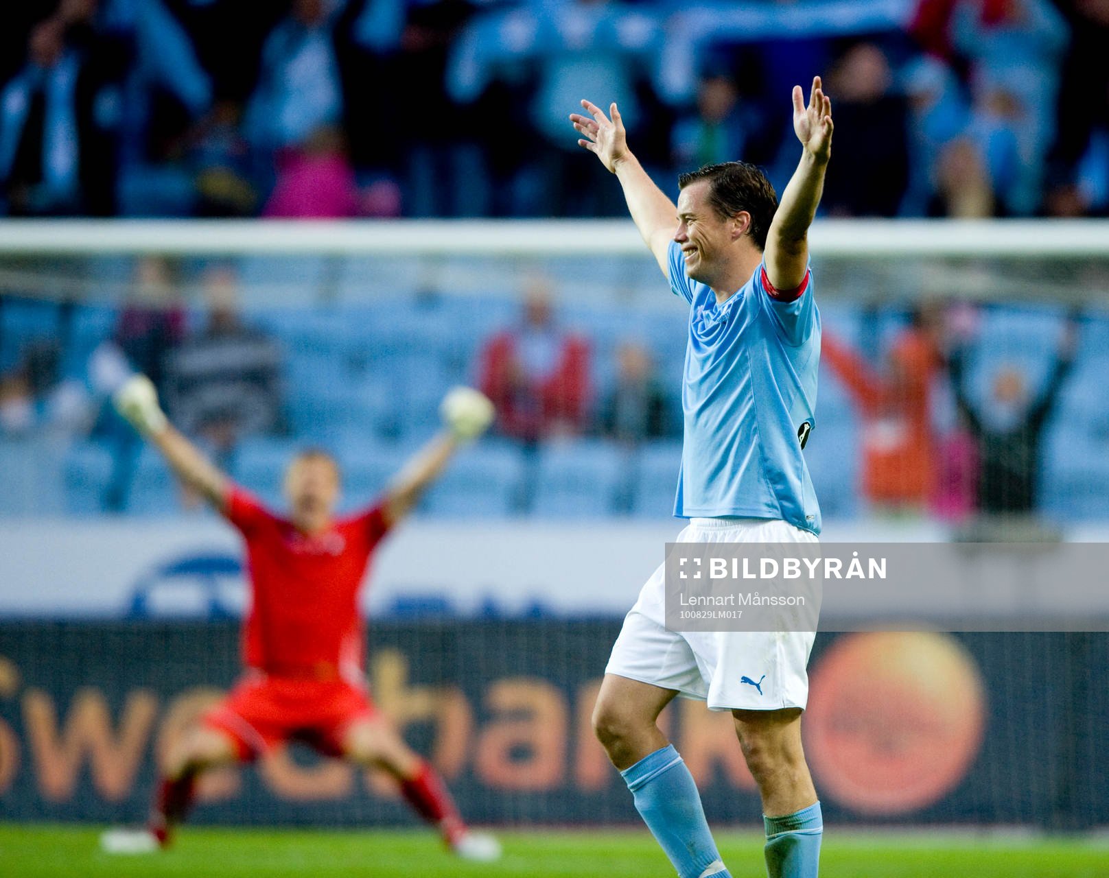 Daniel Andersson och Johan Dahlin, Malmö, jubel