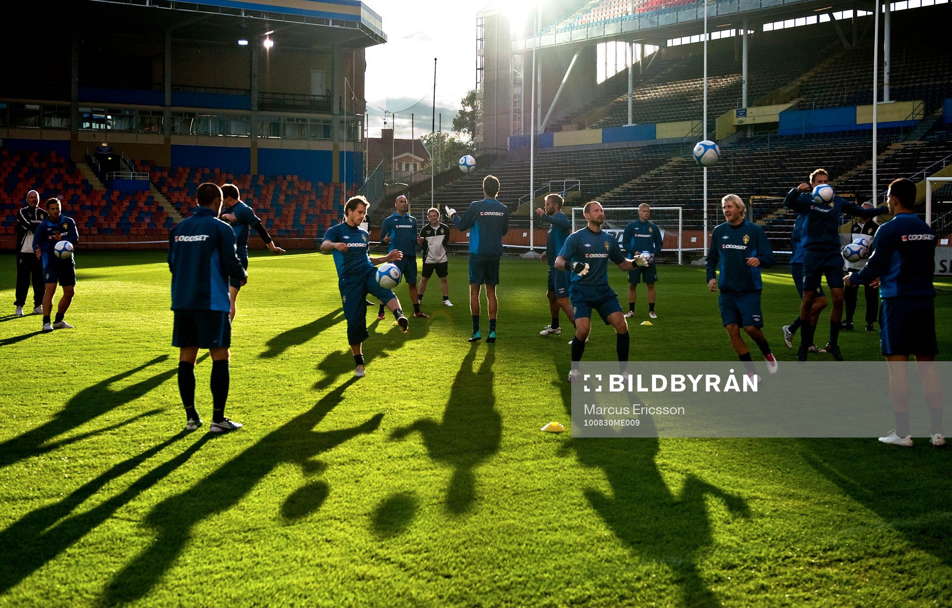 Fotboll, Träning Sverige A
