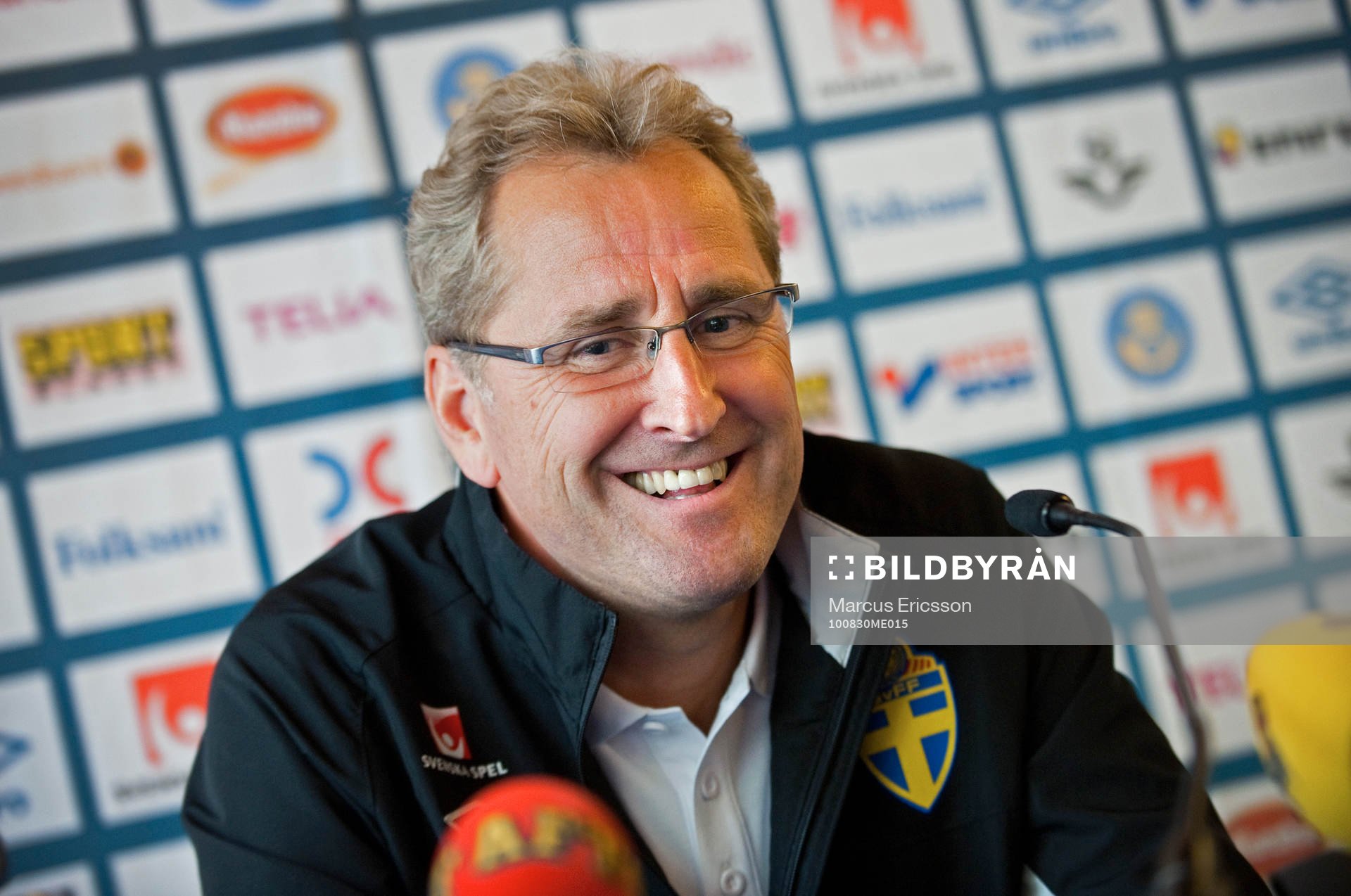 Presskonferens. Erik Hamrén, förbundskapten