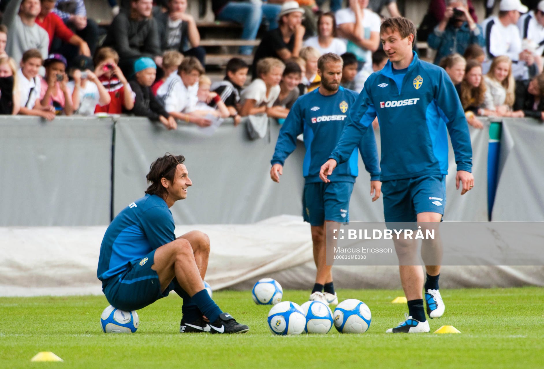 Zlatan Ibrahimovic och Kim Källström
