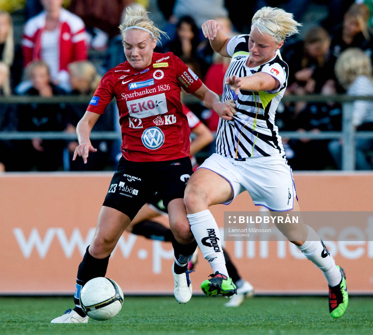 Nilla Fischer, Malmö, jagar en Kristianstads-tjej