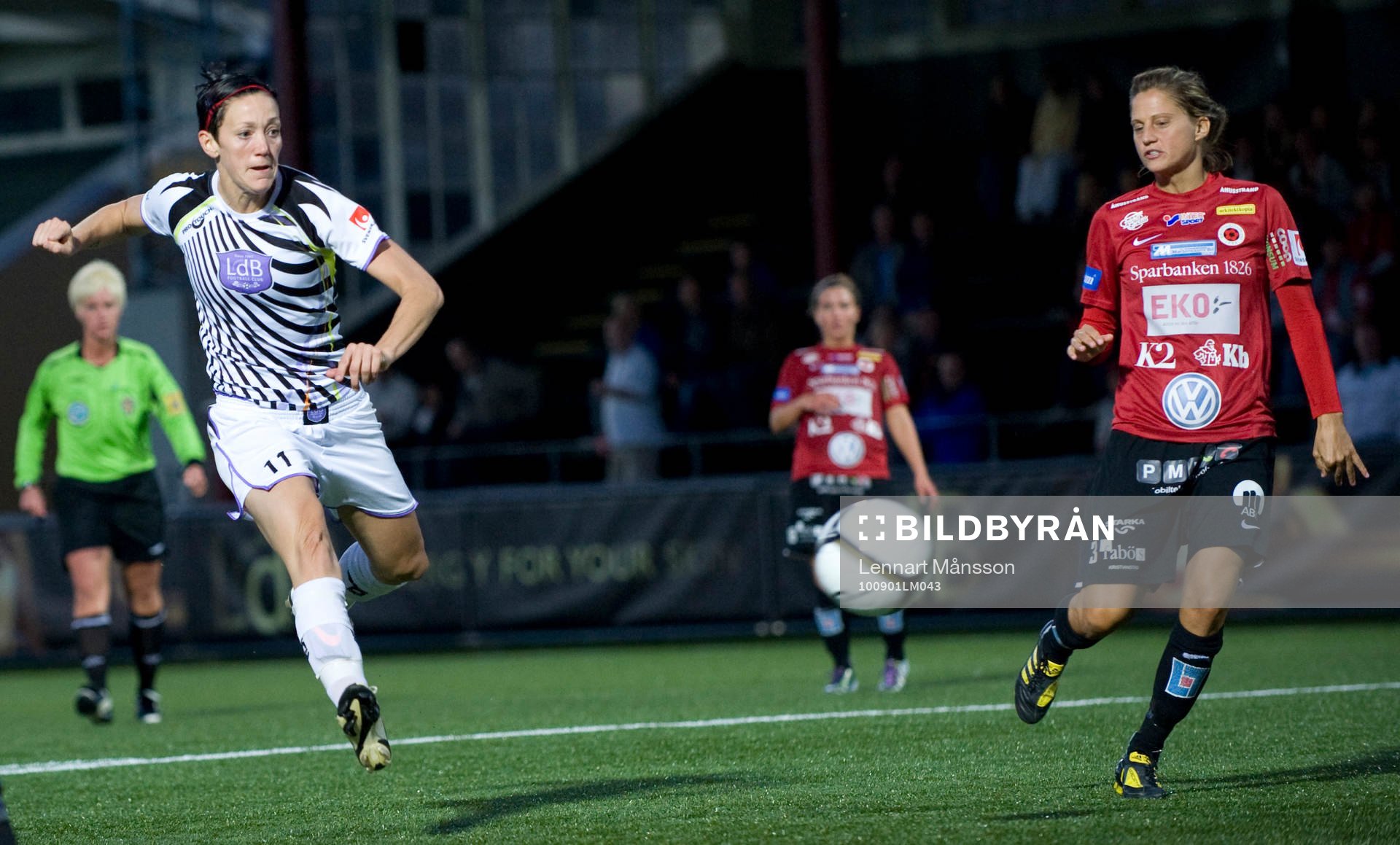 2-3 Therese Sjögran med ett perfekt skott
