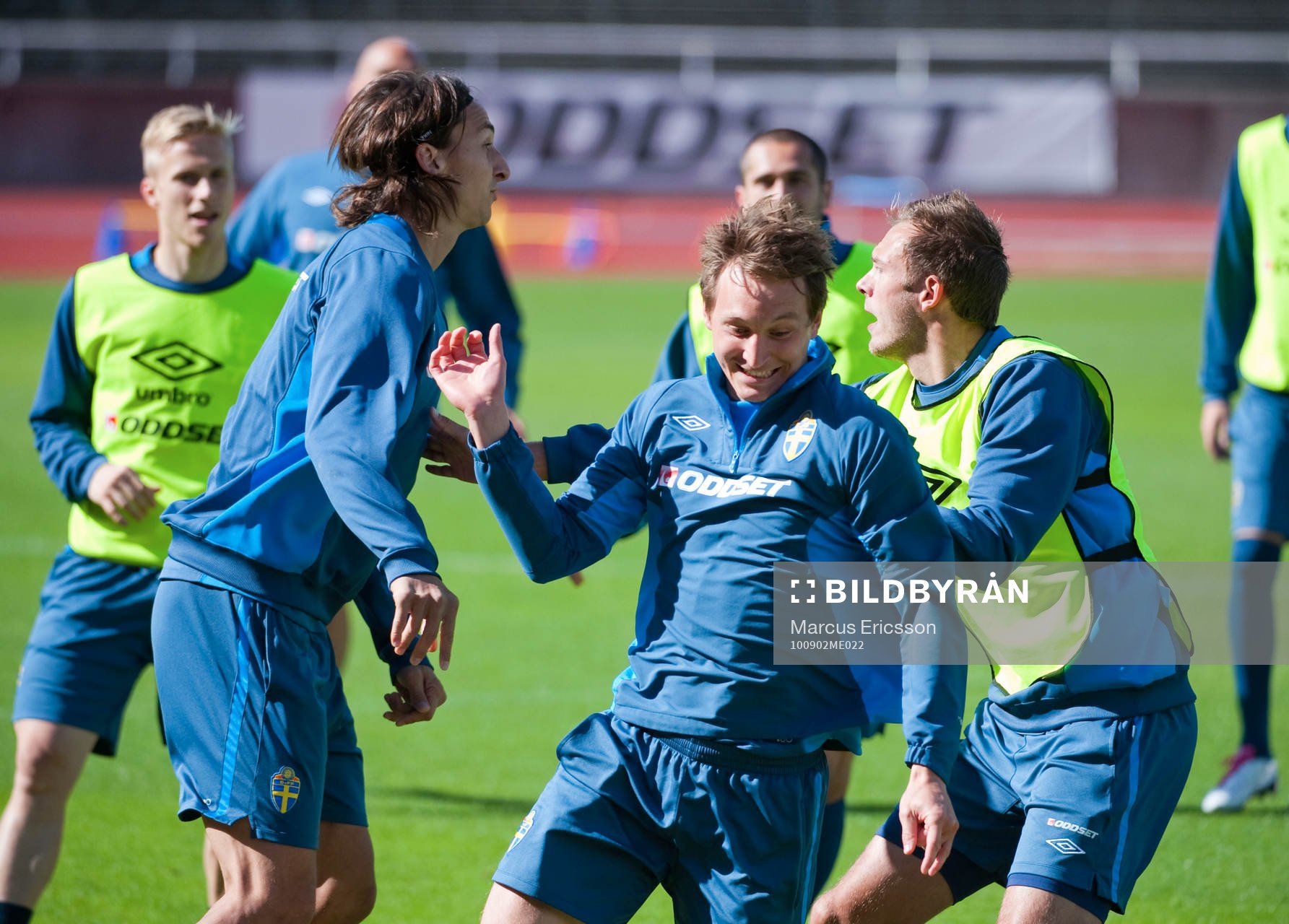 Zlatan Ibrahimovic, Kim Källström och Andreas Granqvist