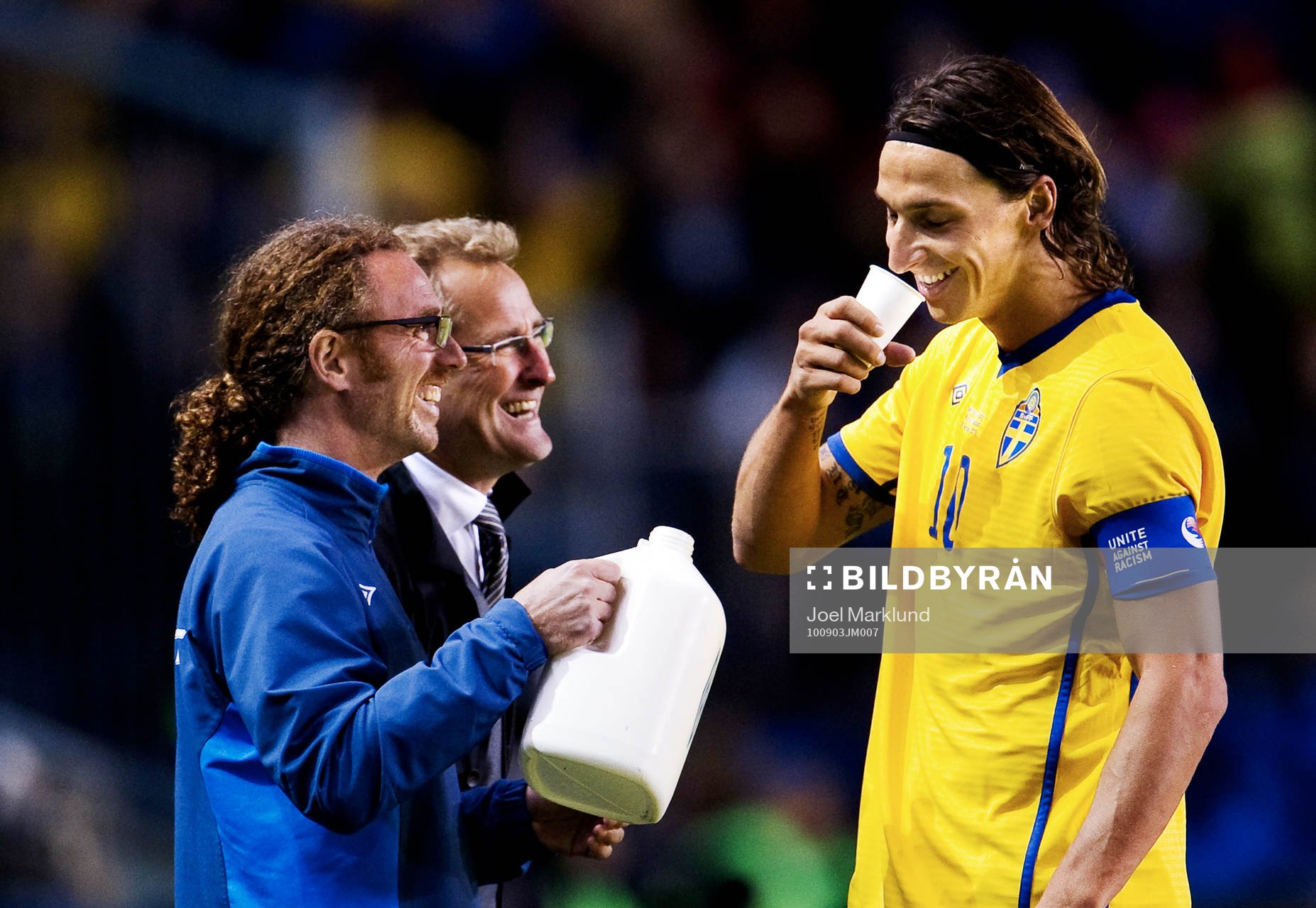 Erik Hamrén, förbundskapten, Rickard Dahan, sjukgymnast