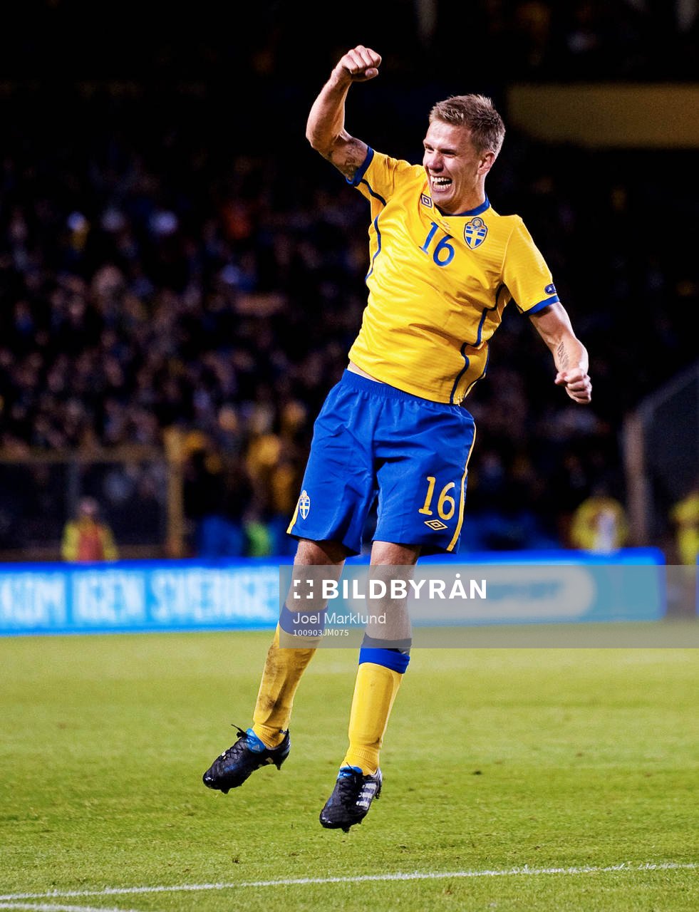 Pontus Wernbloom, Sverige, jubel