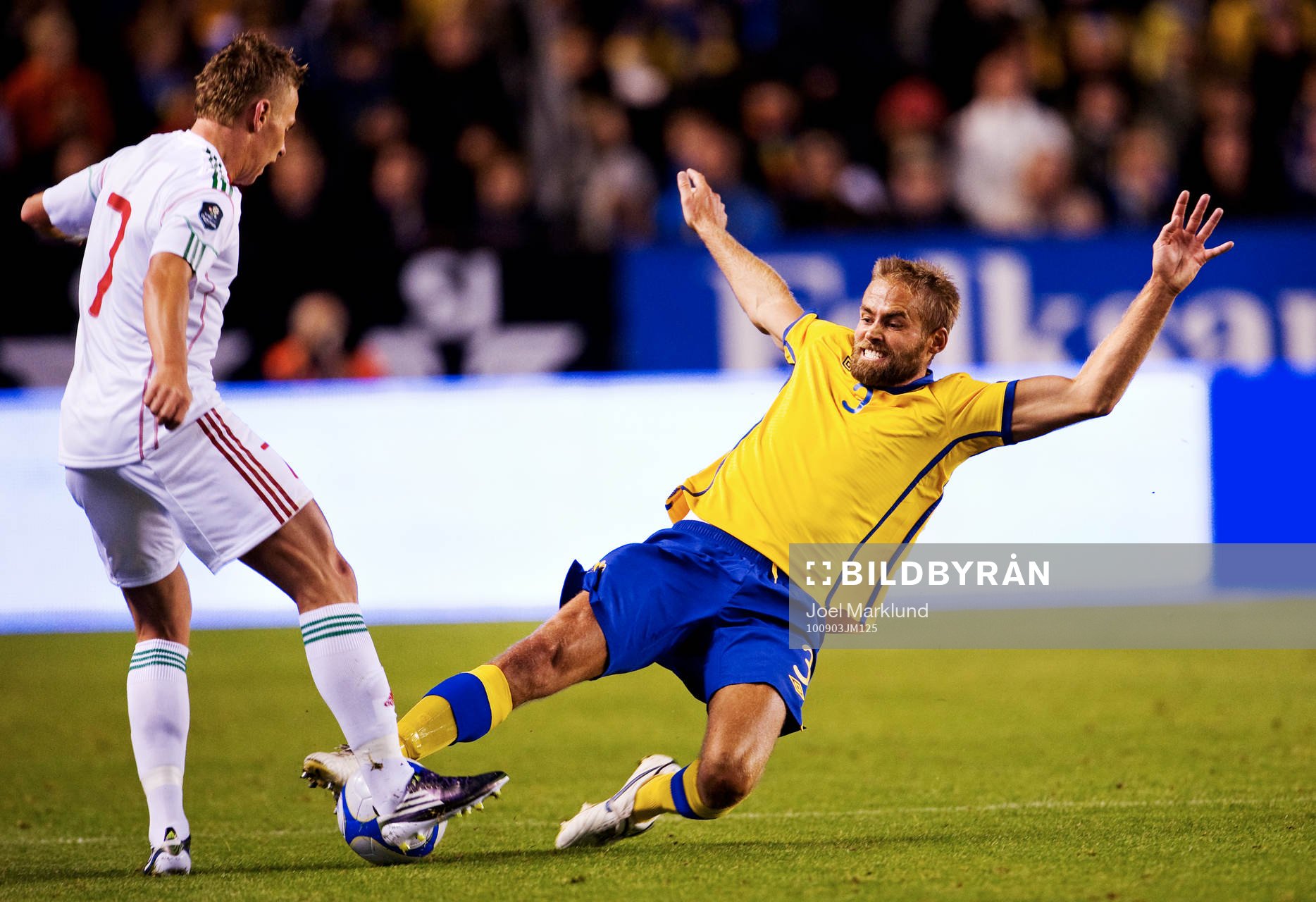 Balazs Dzsudzsak, Ungern, och Olof Mellberg, Sverige