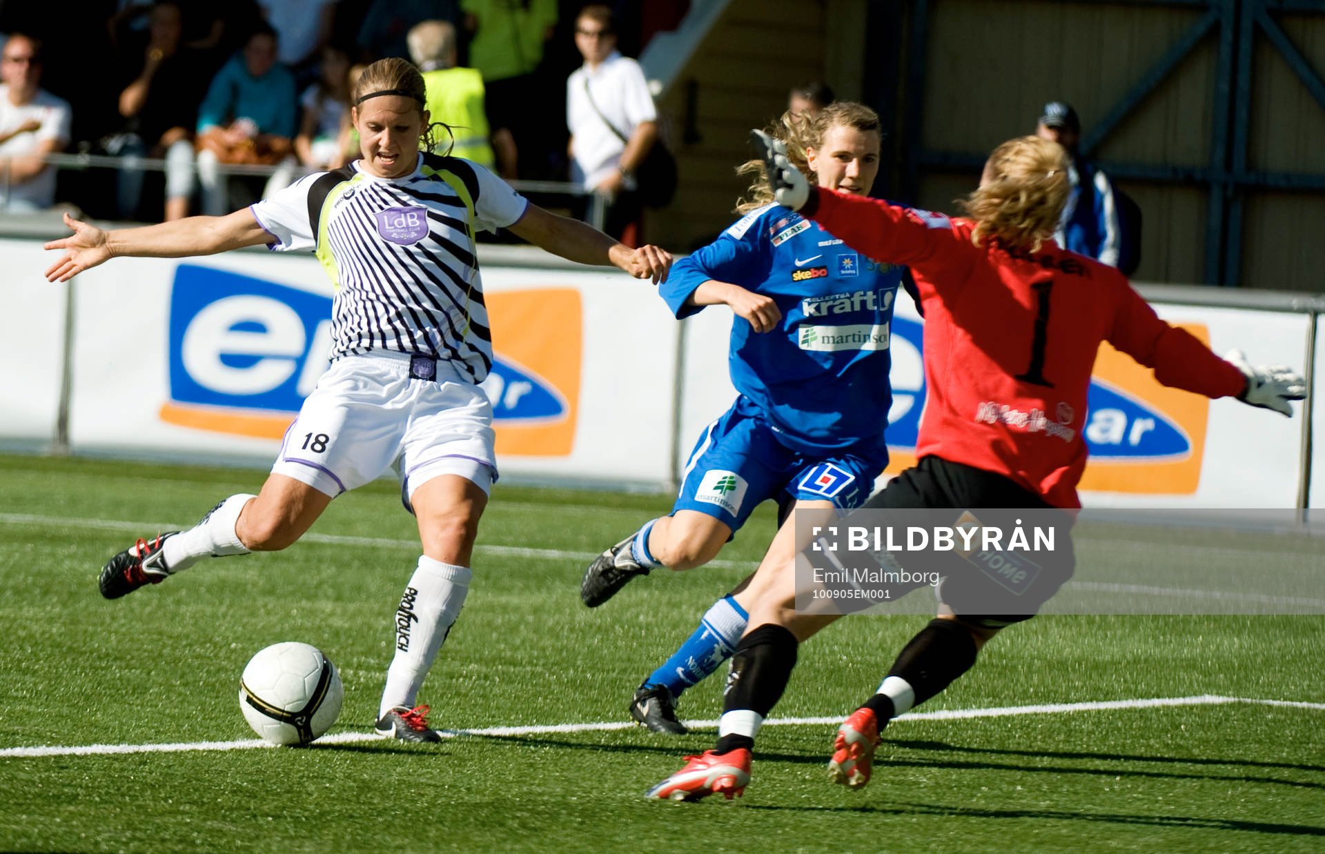 Pavlina Scasna, Malmö. Situationen som leder fram till 2-0