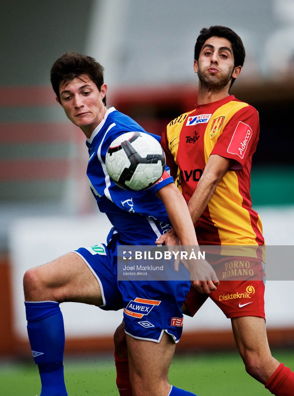 Oliver Nedanovski, Öster, och Isa Demir, Syrianska