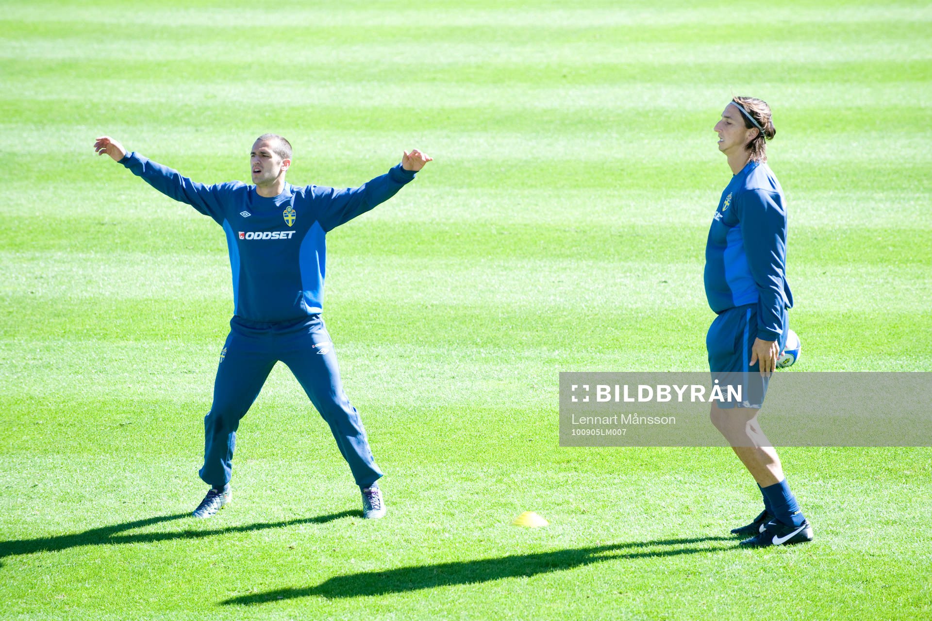 Emir Bajrami och Zlatan Ibrahimovic