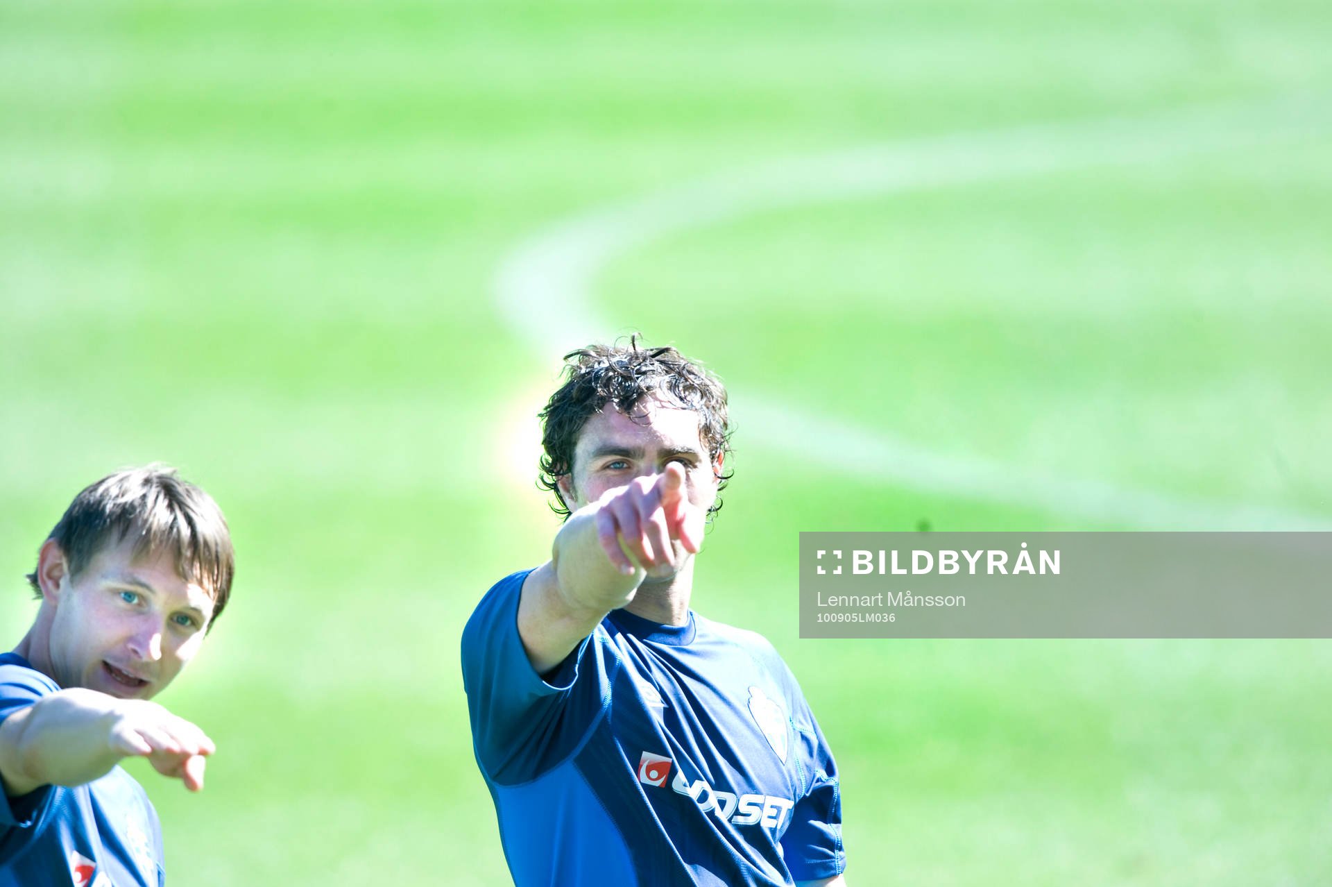 Kim Källström och Johan Elmander