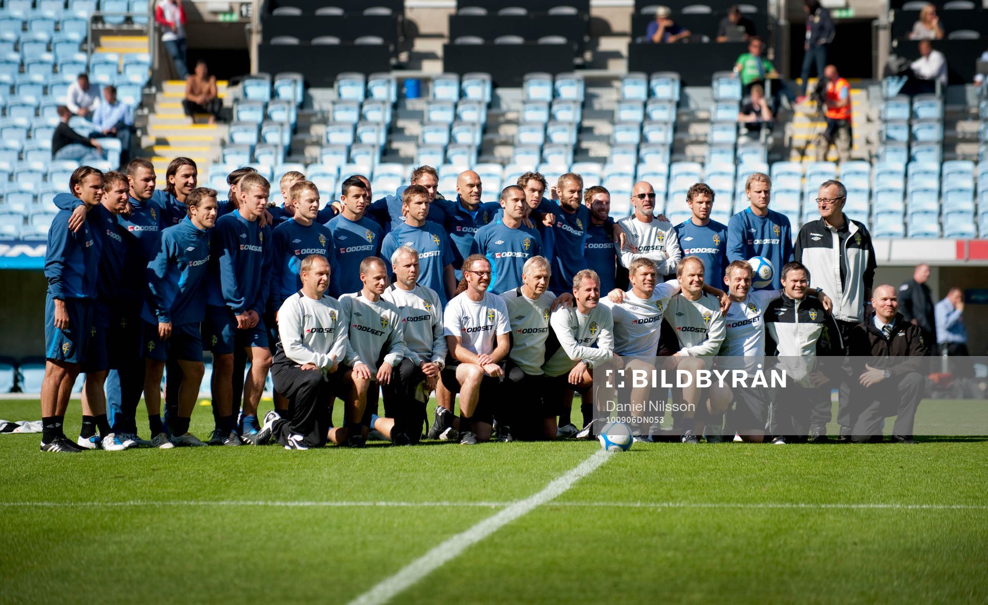 Gruppbild innan träningen