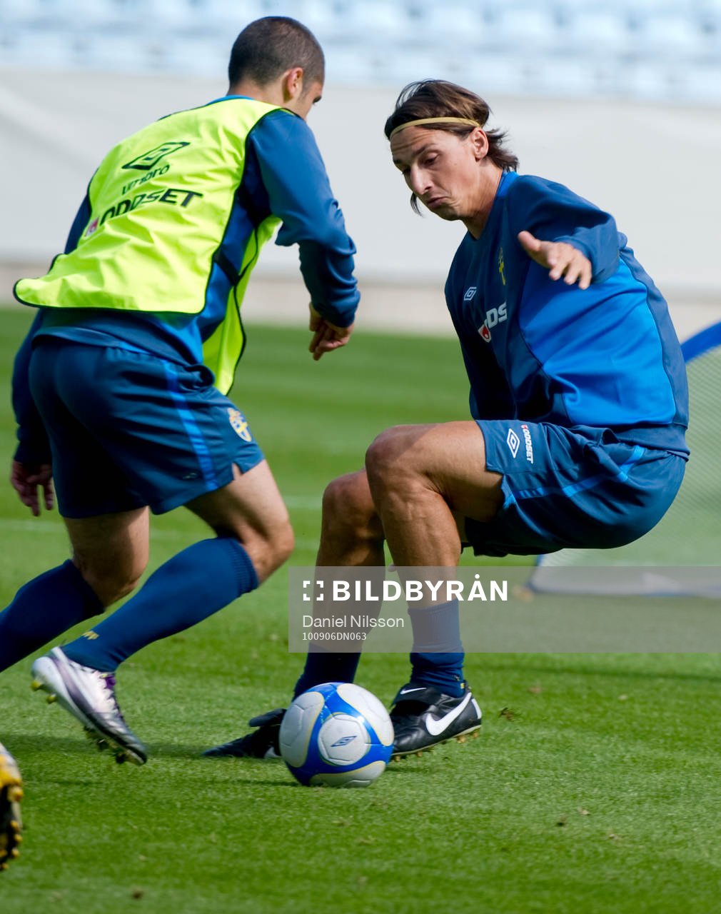 Emir Bajrami och Zlatan Ibrahimovic