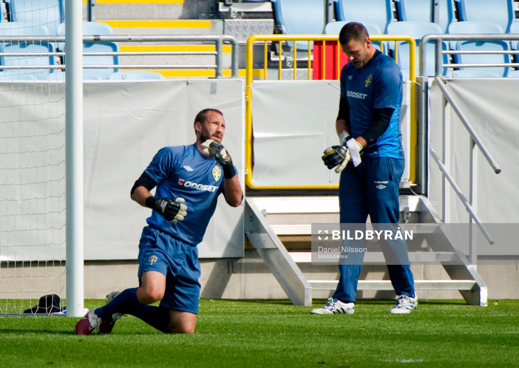 Johan Wiland och Daniel Öhrlund, målvakter