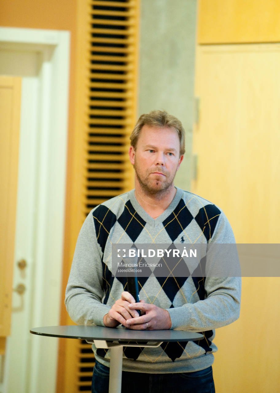 Upptaktsträff med Hockeyallsvenskan. Mikael Tisell,