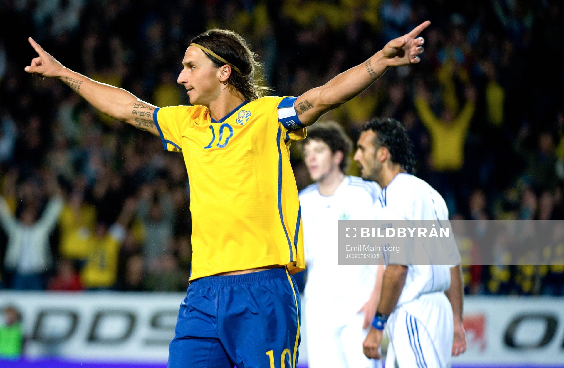 Zlatan Ibrahimovic, Sverige. Jubel