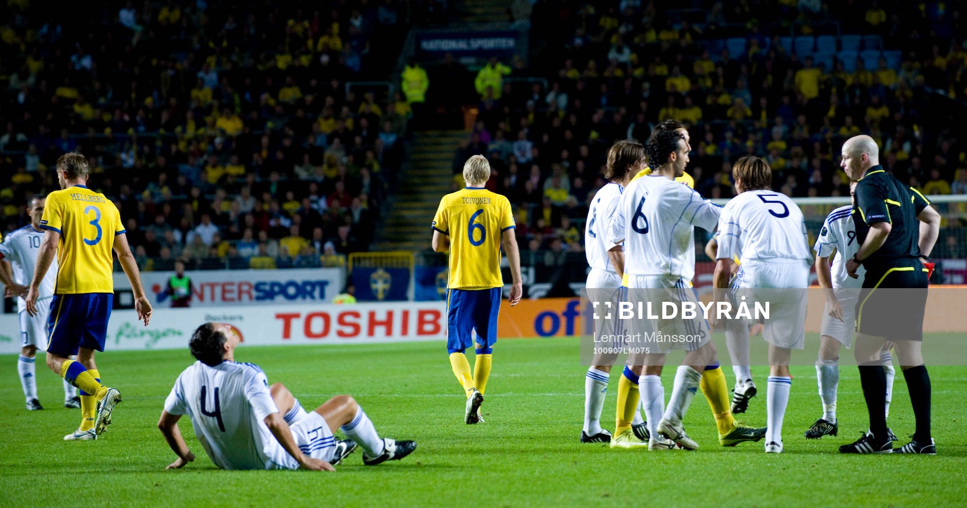 Utvisning, Olof Mellberg, Sverige
