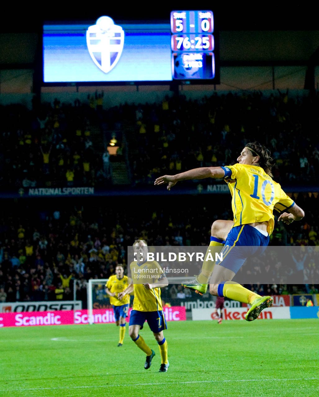 5-0, Zlatan Ibrahimovic, jubel