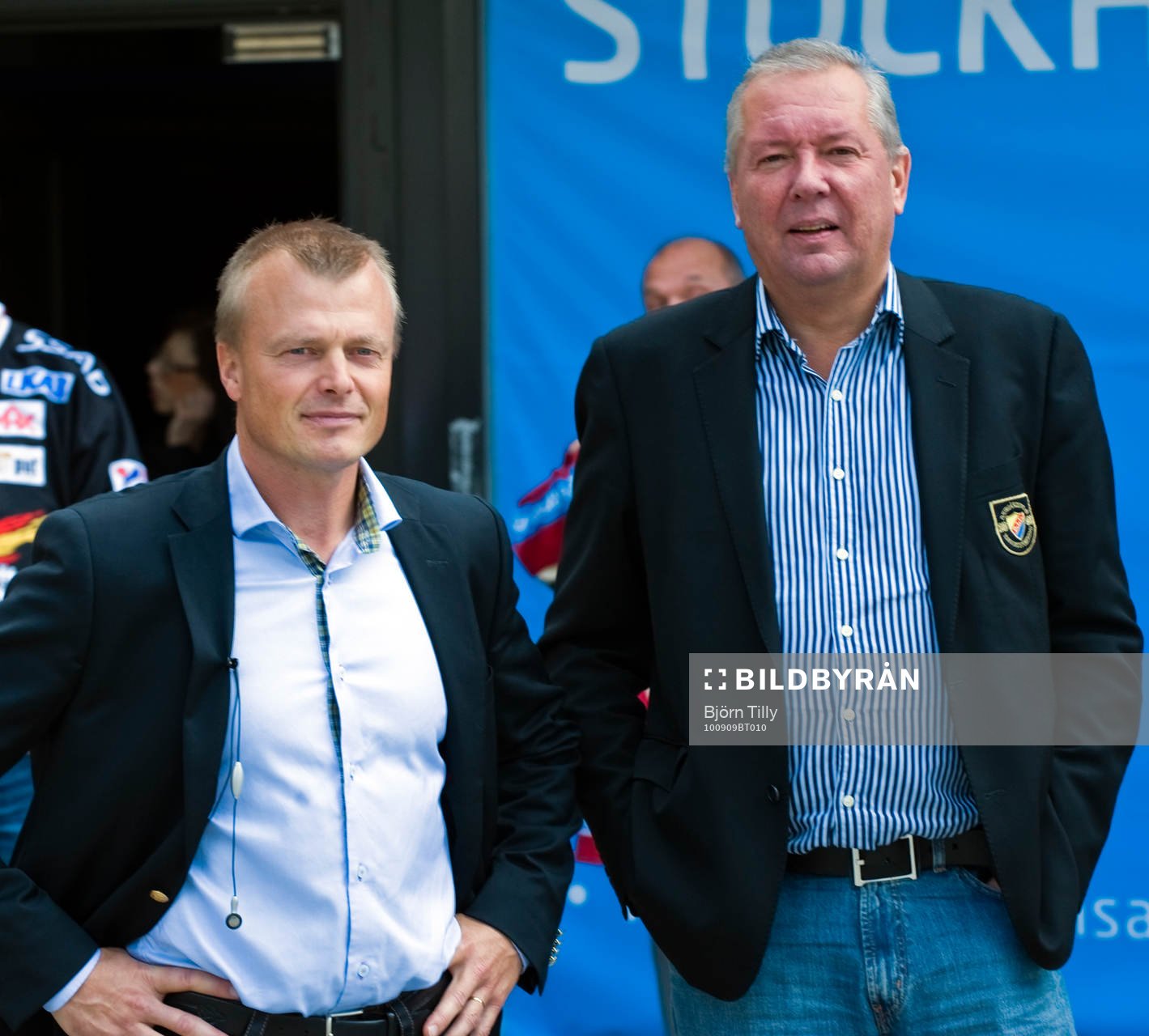 Anders Gozzi, sportchef, AIK och Tommy Engström,