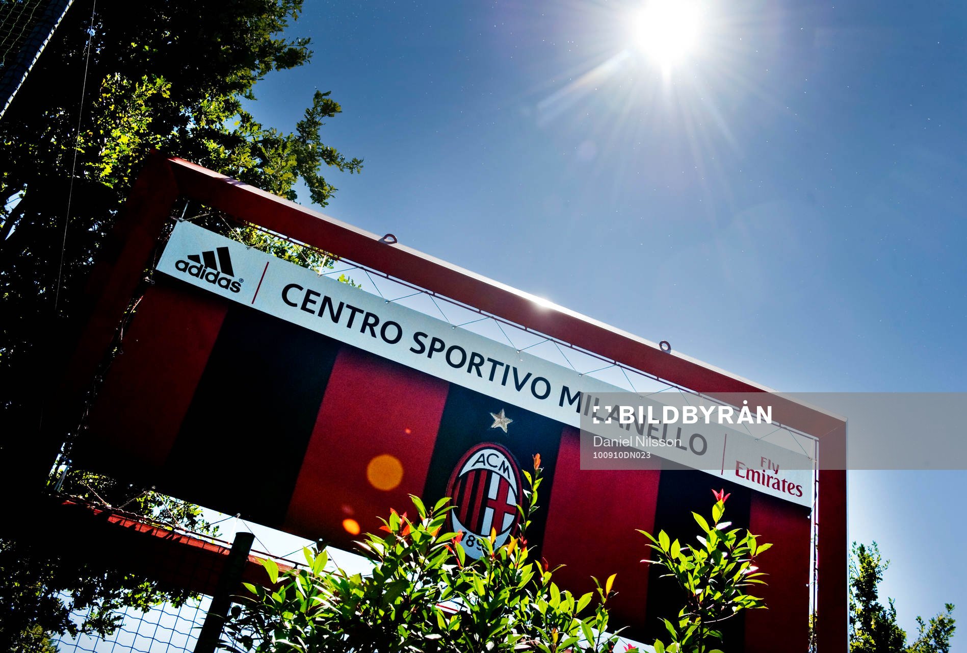 AC Milans träningsanläggning Milanello  är belägen i en