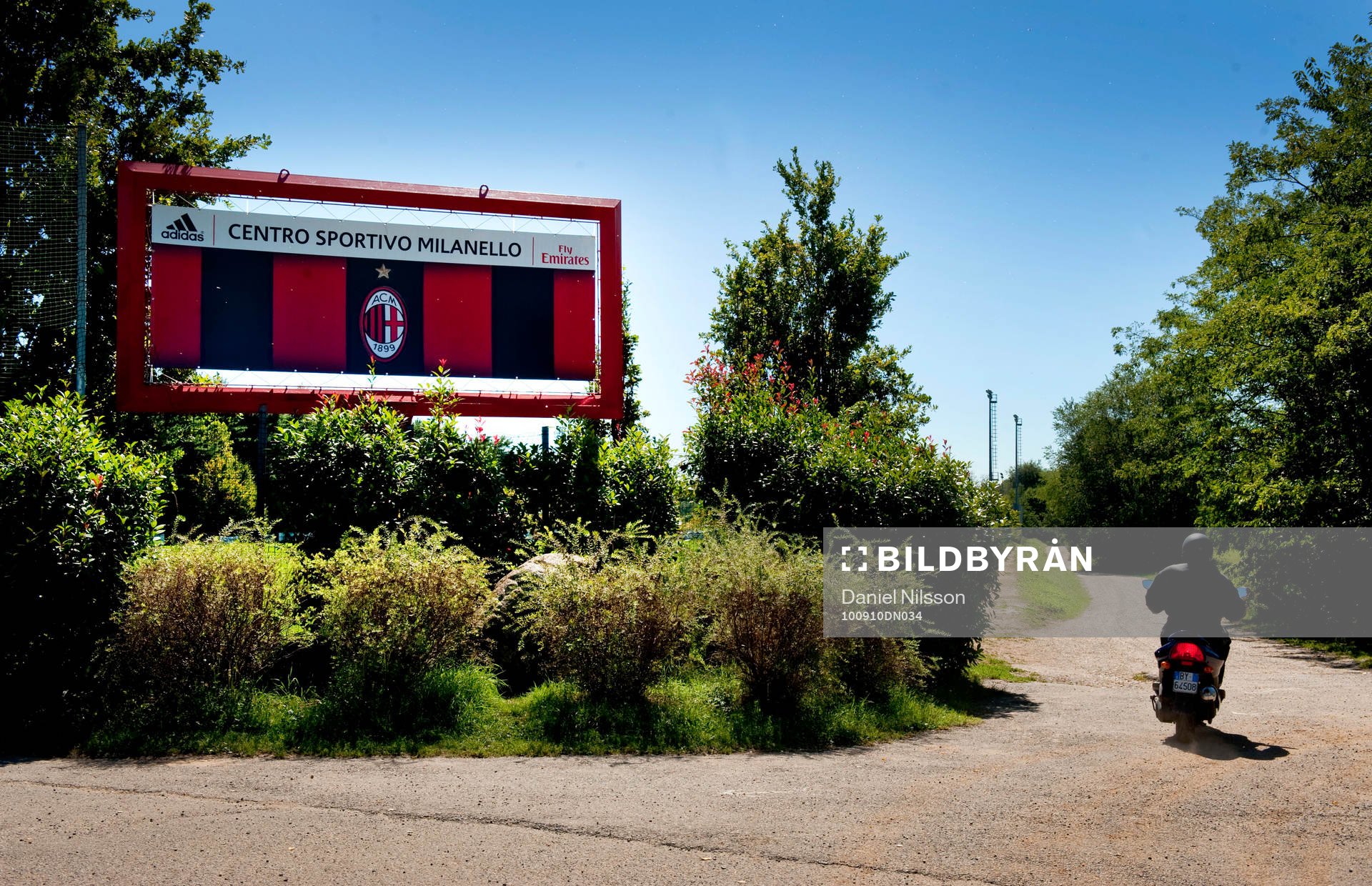 AC Milans träningsanläggning Milanello  är belägen i en