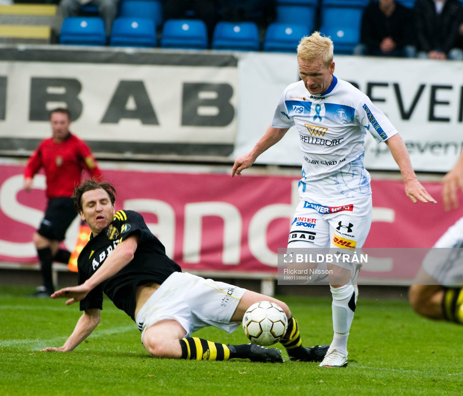 Nils-Eric Johansson, AIK och Mattias Adelstam, Trelleborg