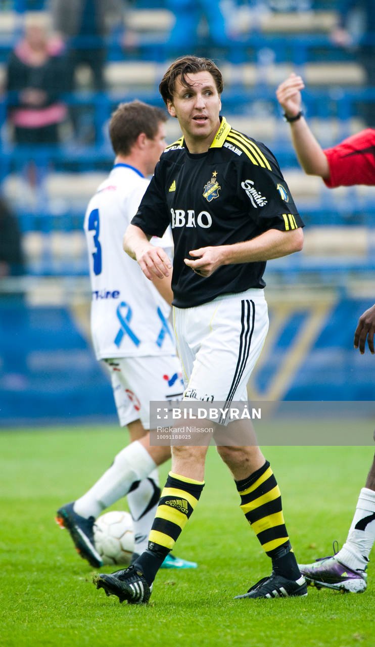 Nils-Eric Johansson, AIK, utvisning