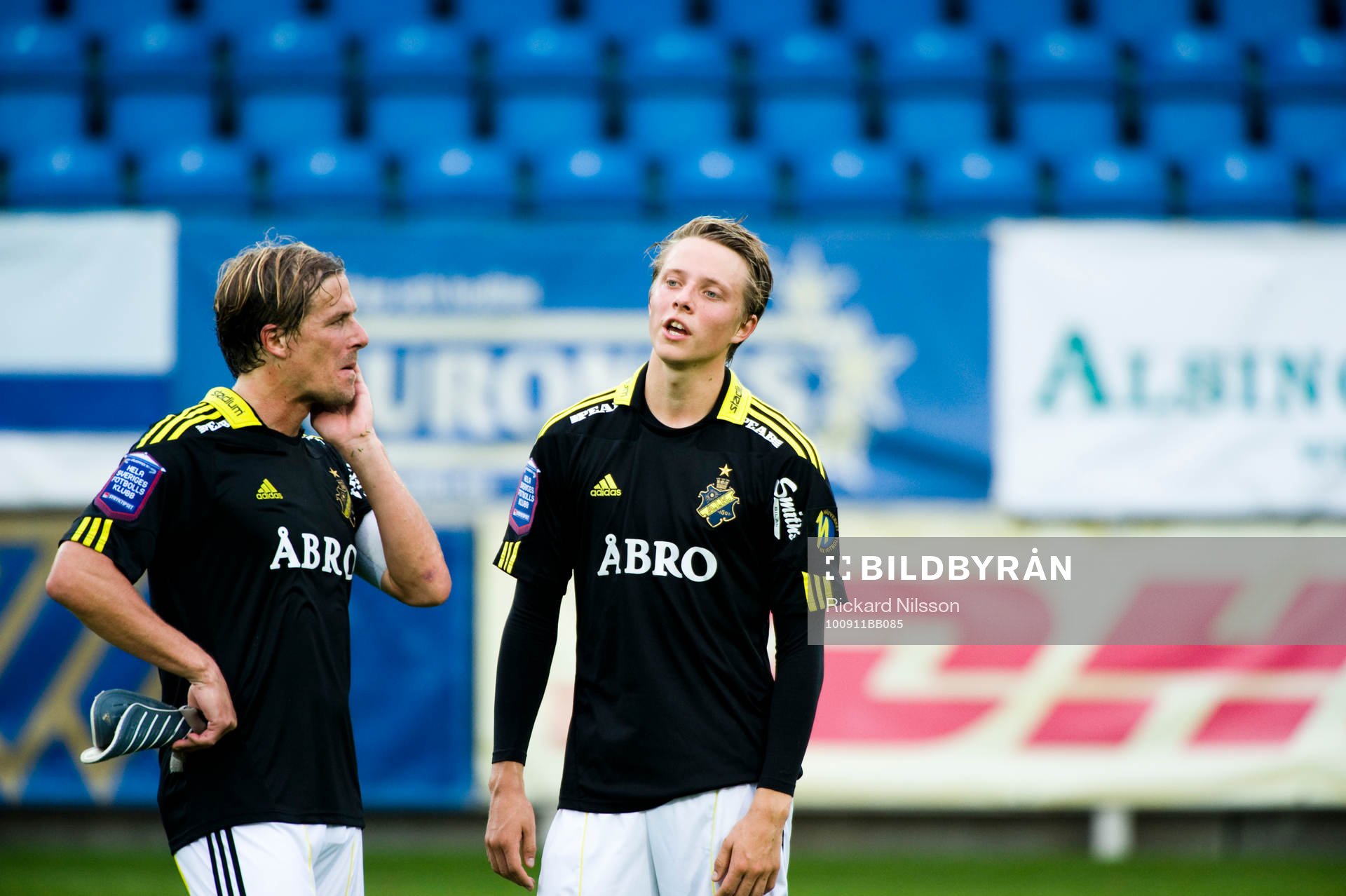 Daniel Tjernström och Viktor Lundberg, AIK, depp
