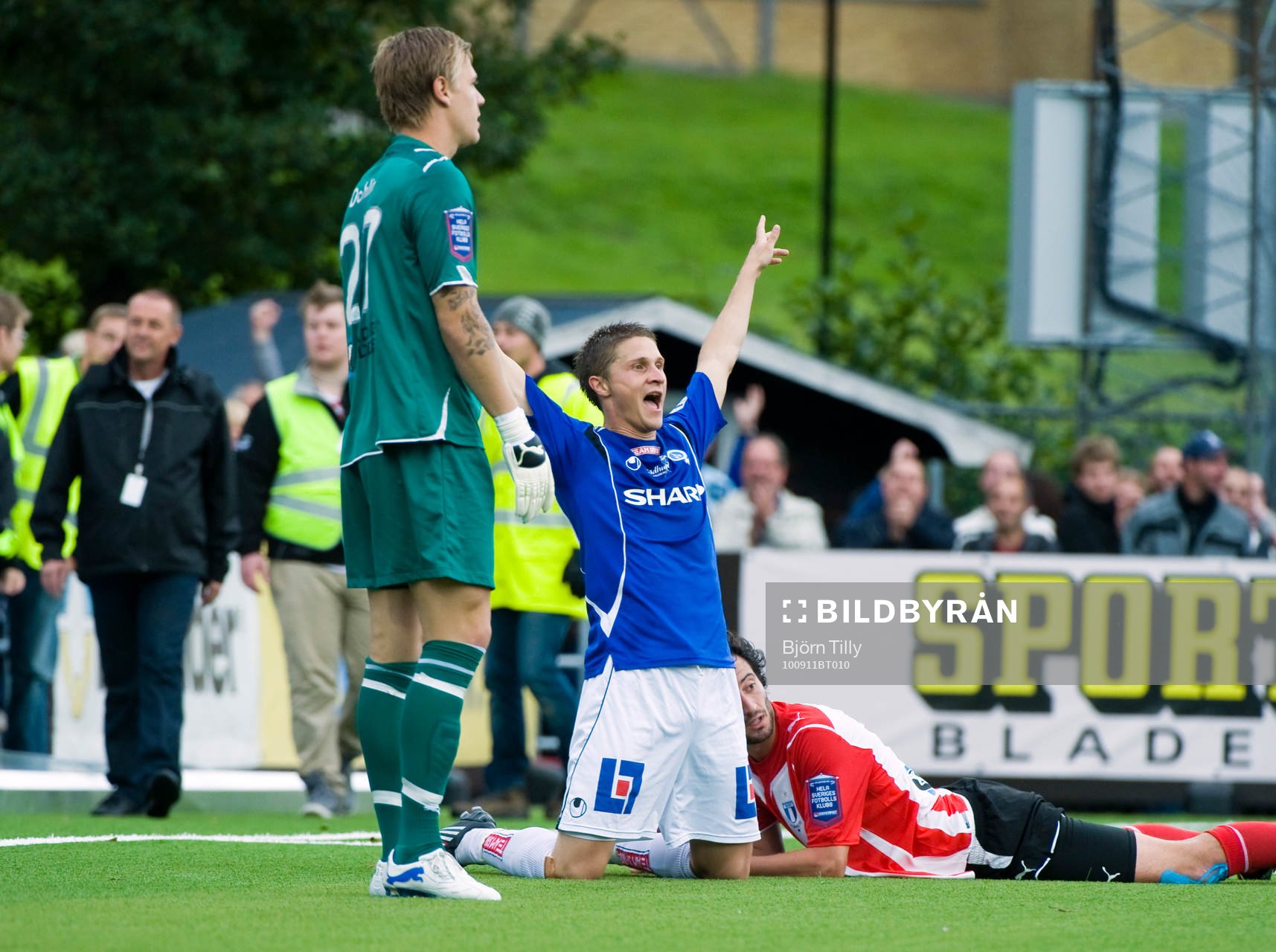 Johan Dahlin, målvakt, Yago Fernandez, Malmö och Paulus