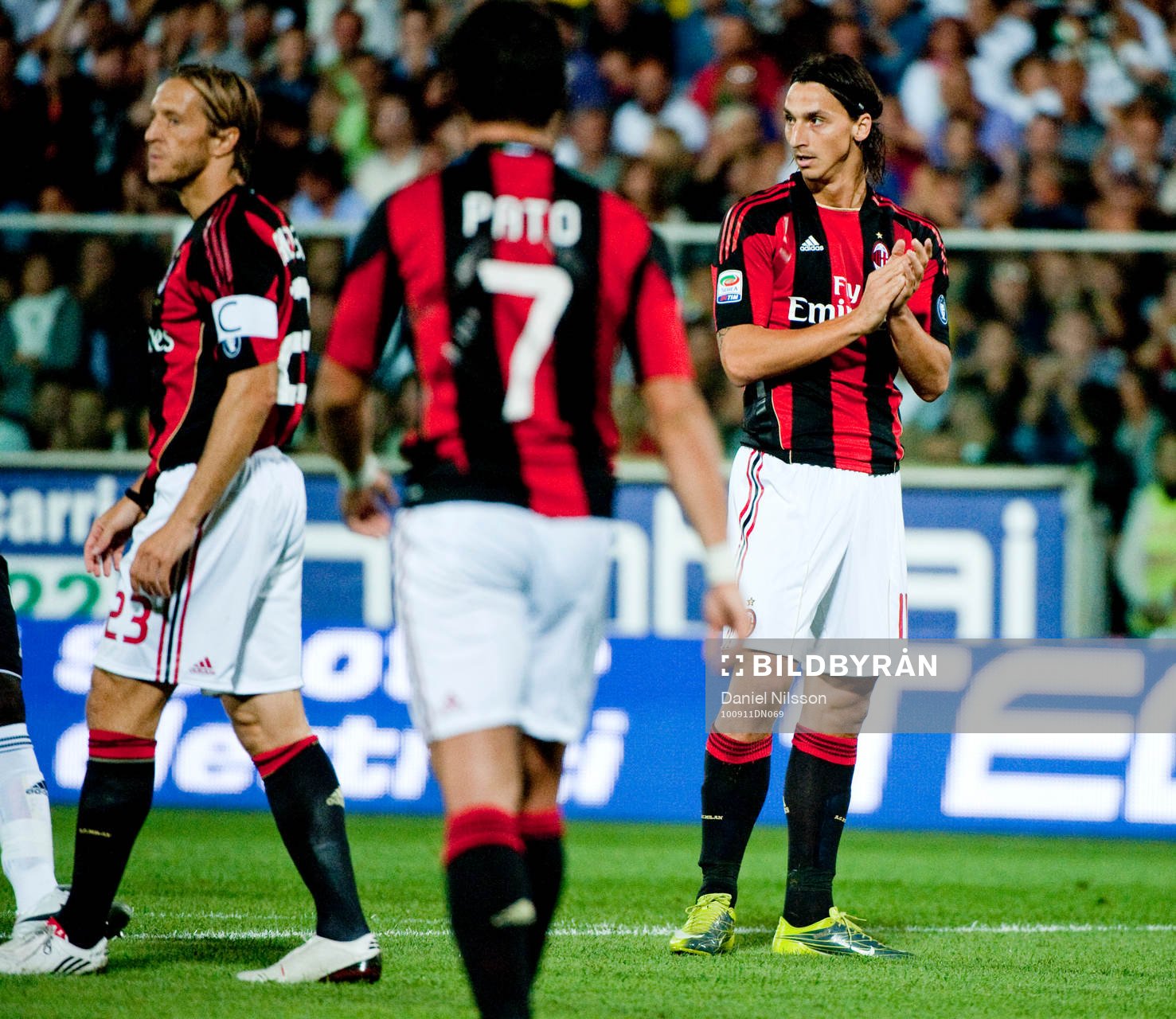 Ambrosini, Pato och Zlatan Ibrahimovic, Milan