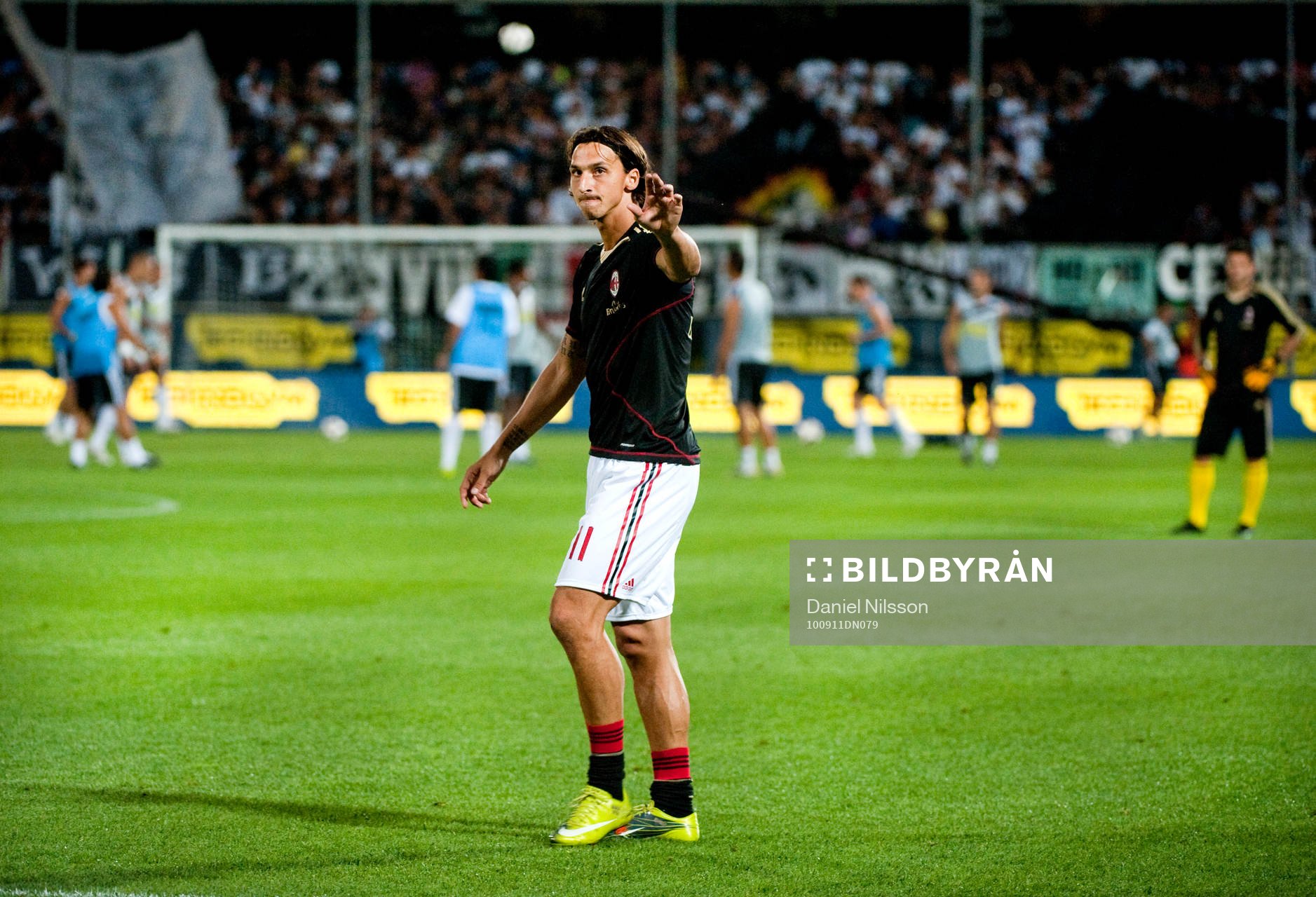 Fotboll, Italiensk, Serie A, Zlatan Ibrahimovic, Milan, på