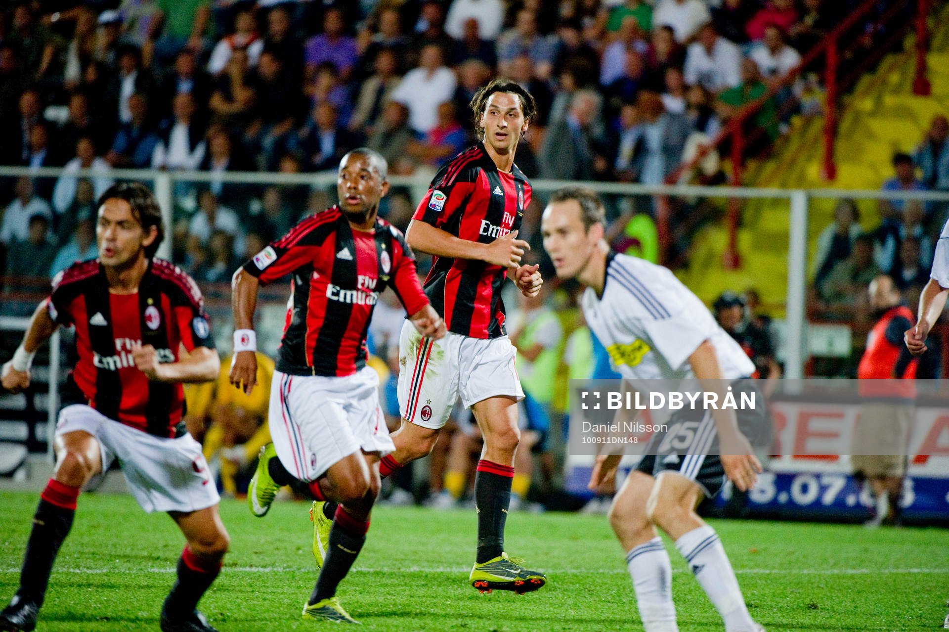 Filippo Inzaghi, Robinho och Zlatan Ibrahimovic, Milan