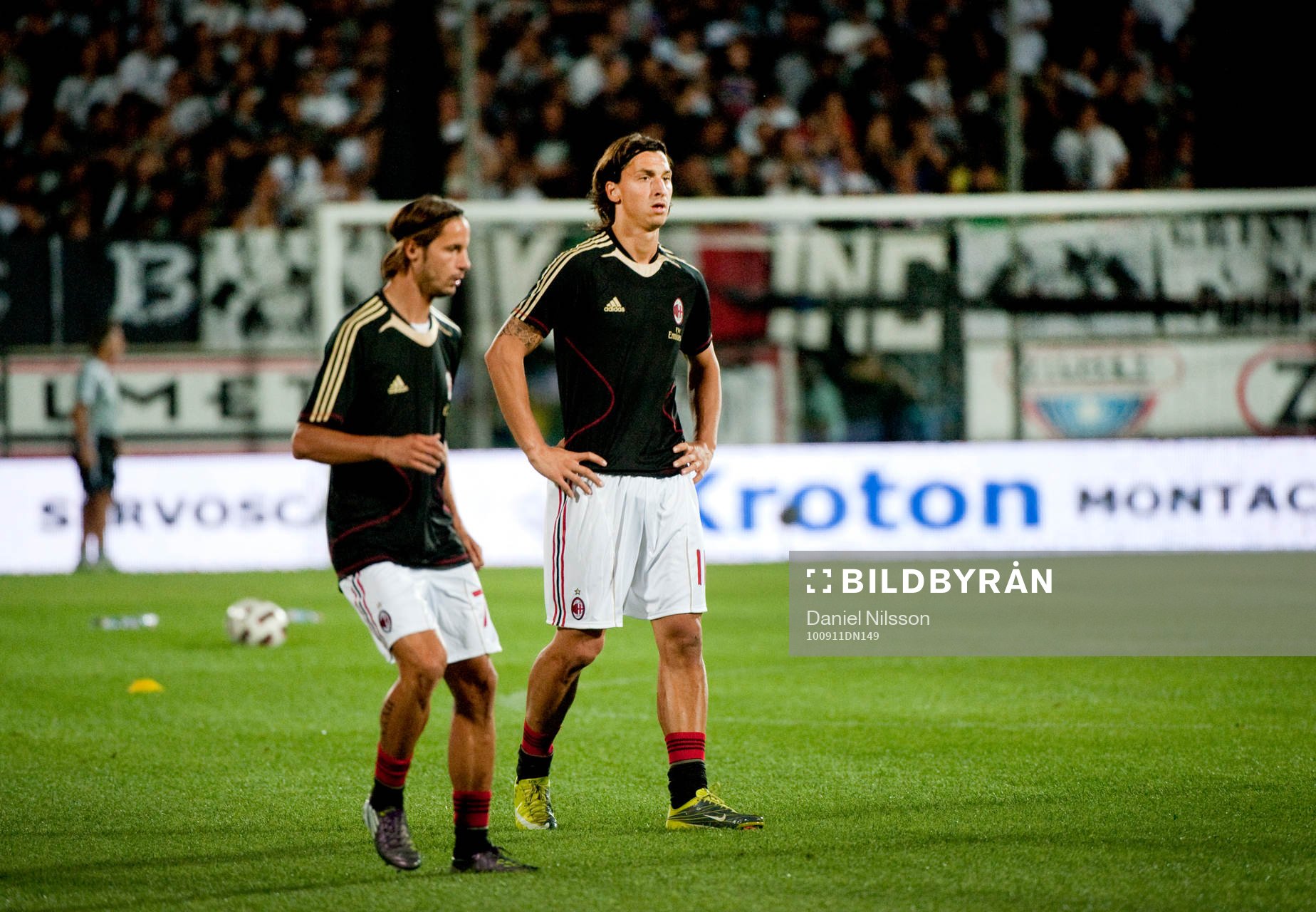 Fotboll, Italiensk, Serie A, Zlatan Ibrahimovic, Milan, på