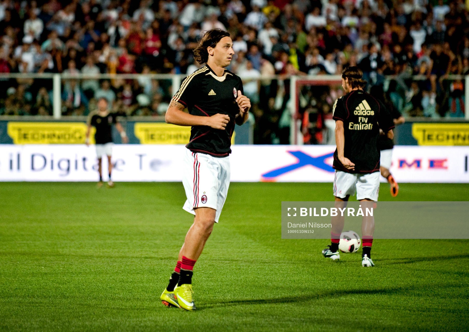 Fotboll, Italiensk, Serie A, Zlatan Ibrahimovic, Milan, på
