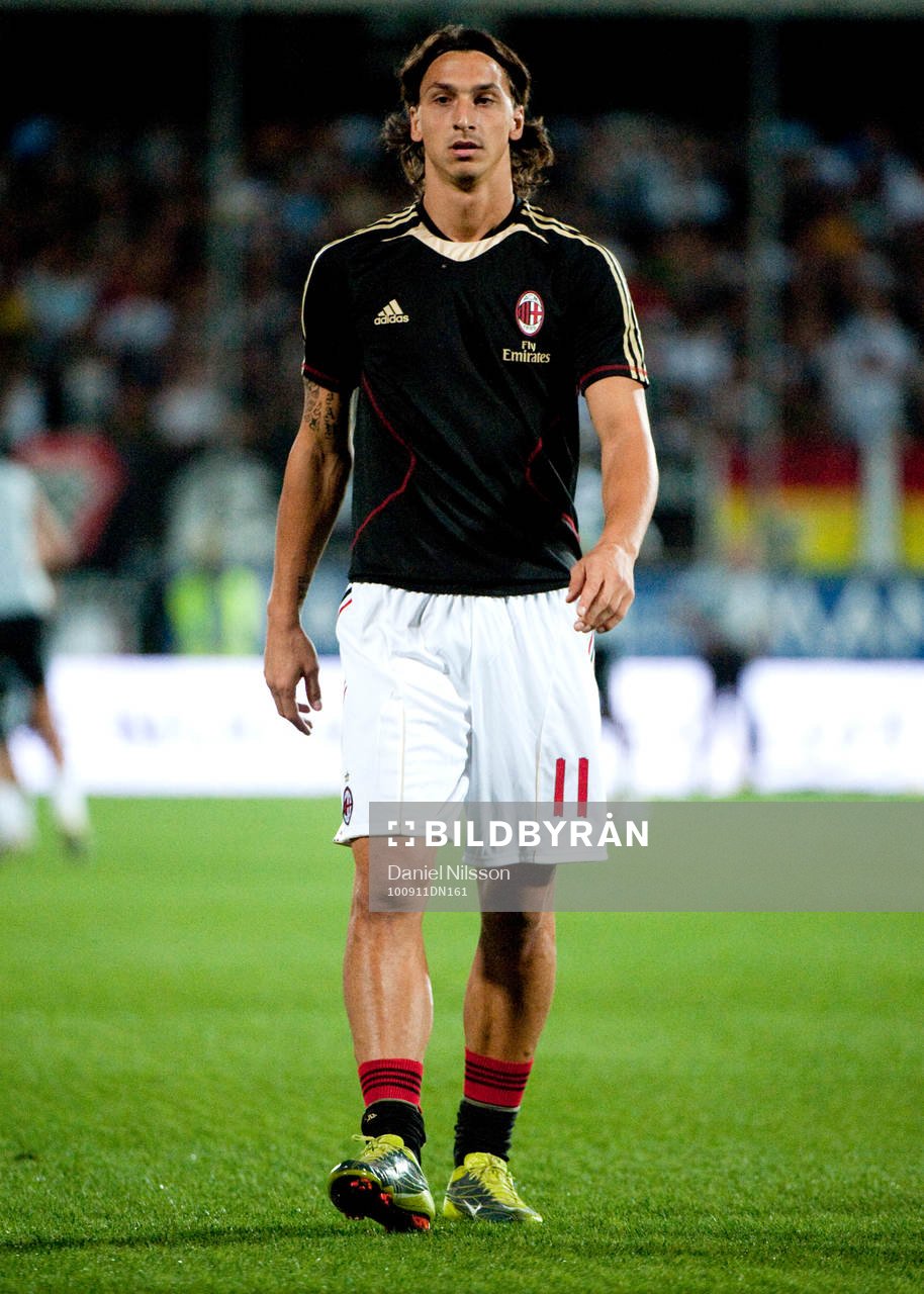 Fotboll, Italiensk, Serie A, Zlatan Ibrahimovic, Milan, på