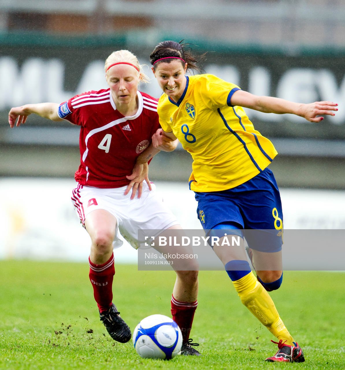  Christina Öyangen Örntoft, Danmark, Lotta Schelin, Sverige.