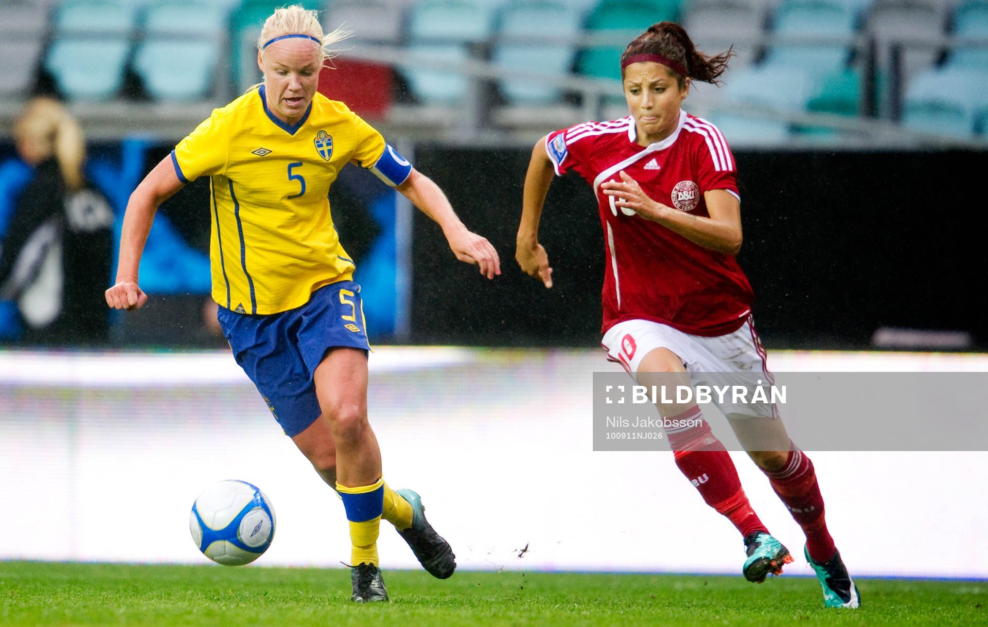 Caroline Seger, Sverige, Nadia Nadim, Danmark