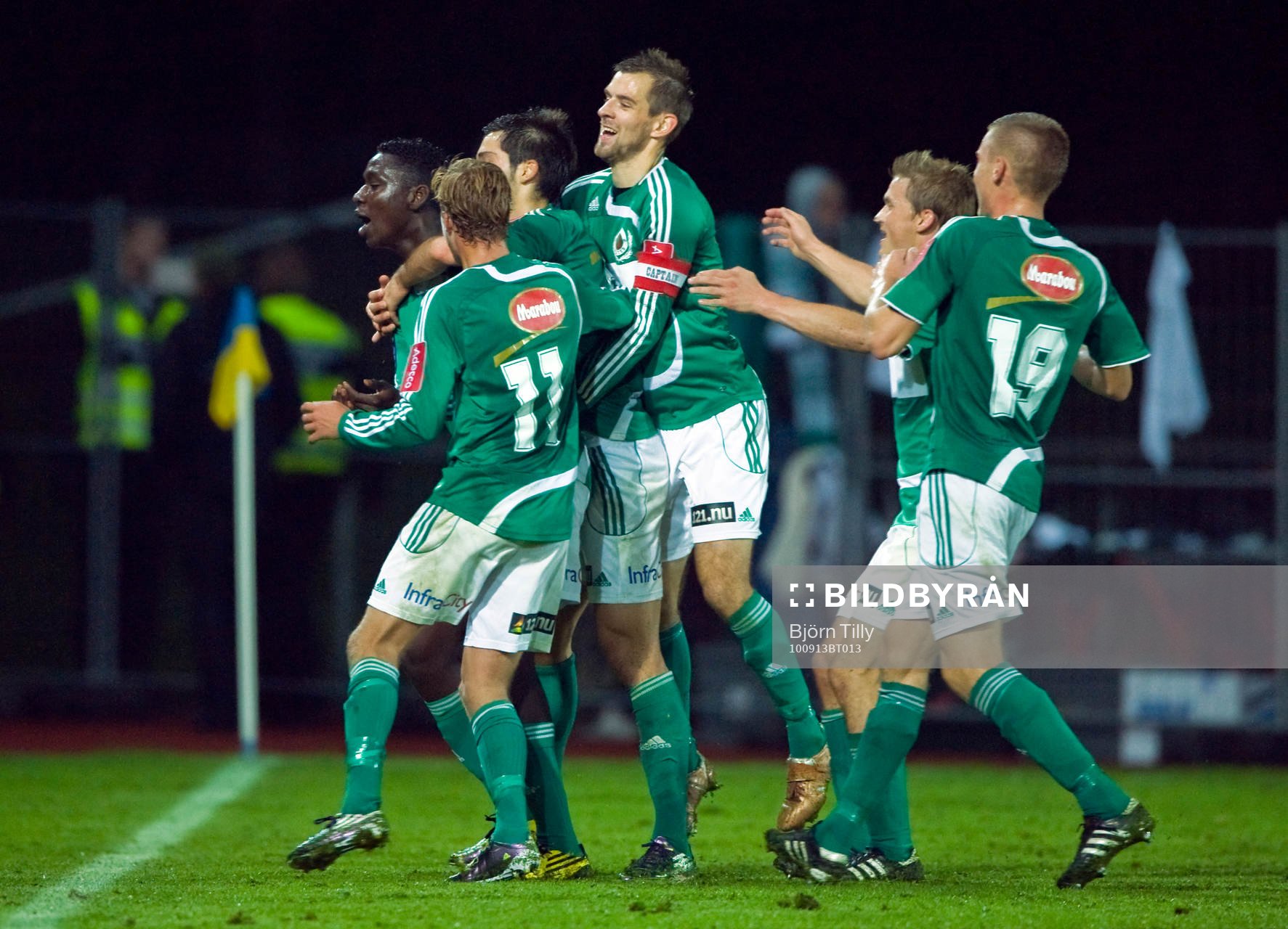 Alagie Sosseh, Väsby, jubel, glädje